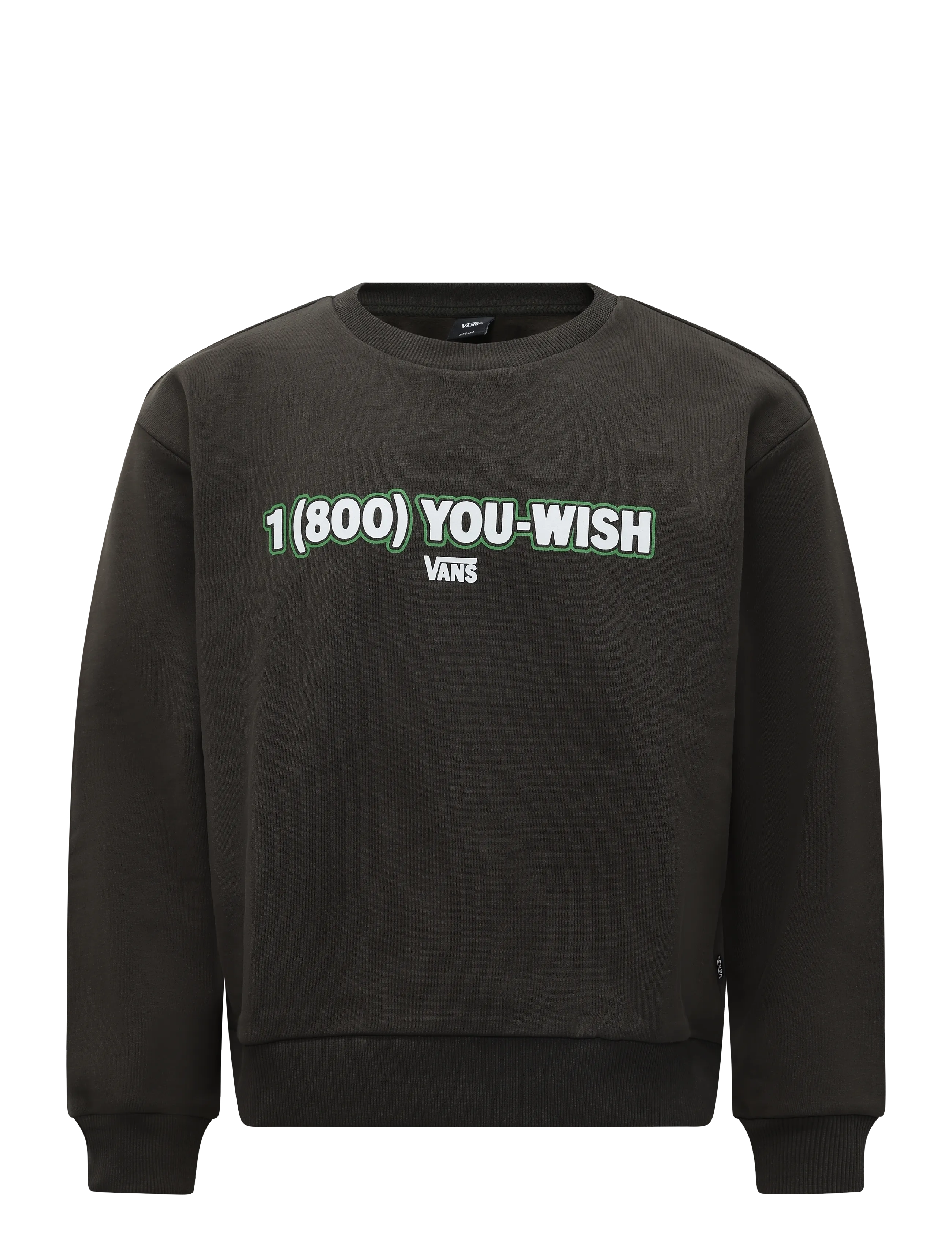 VANS You Wish Crew, Rundhals Sweatshirt, Schwarz, Gr.XL