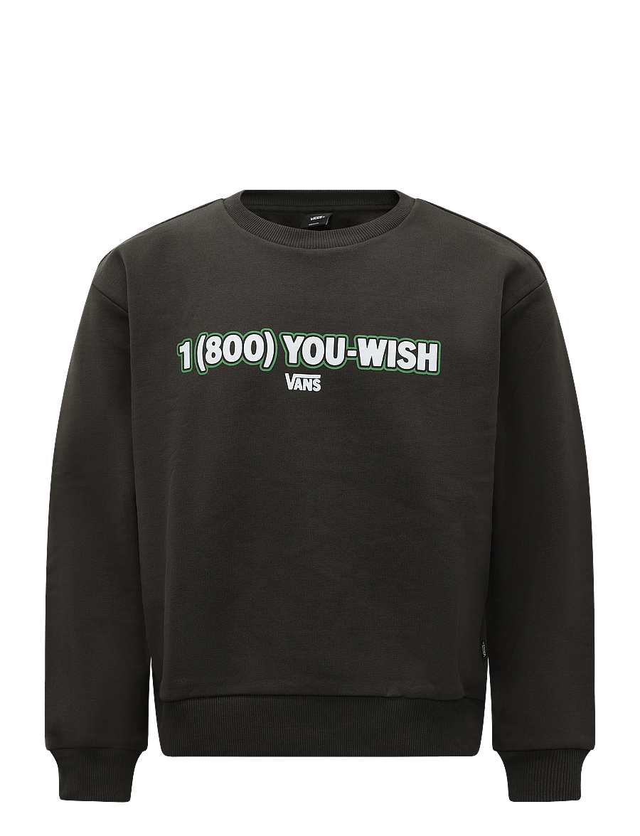 VANS - You Wish Crew - tops - faded black - 0