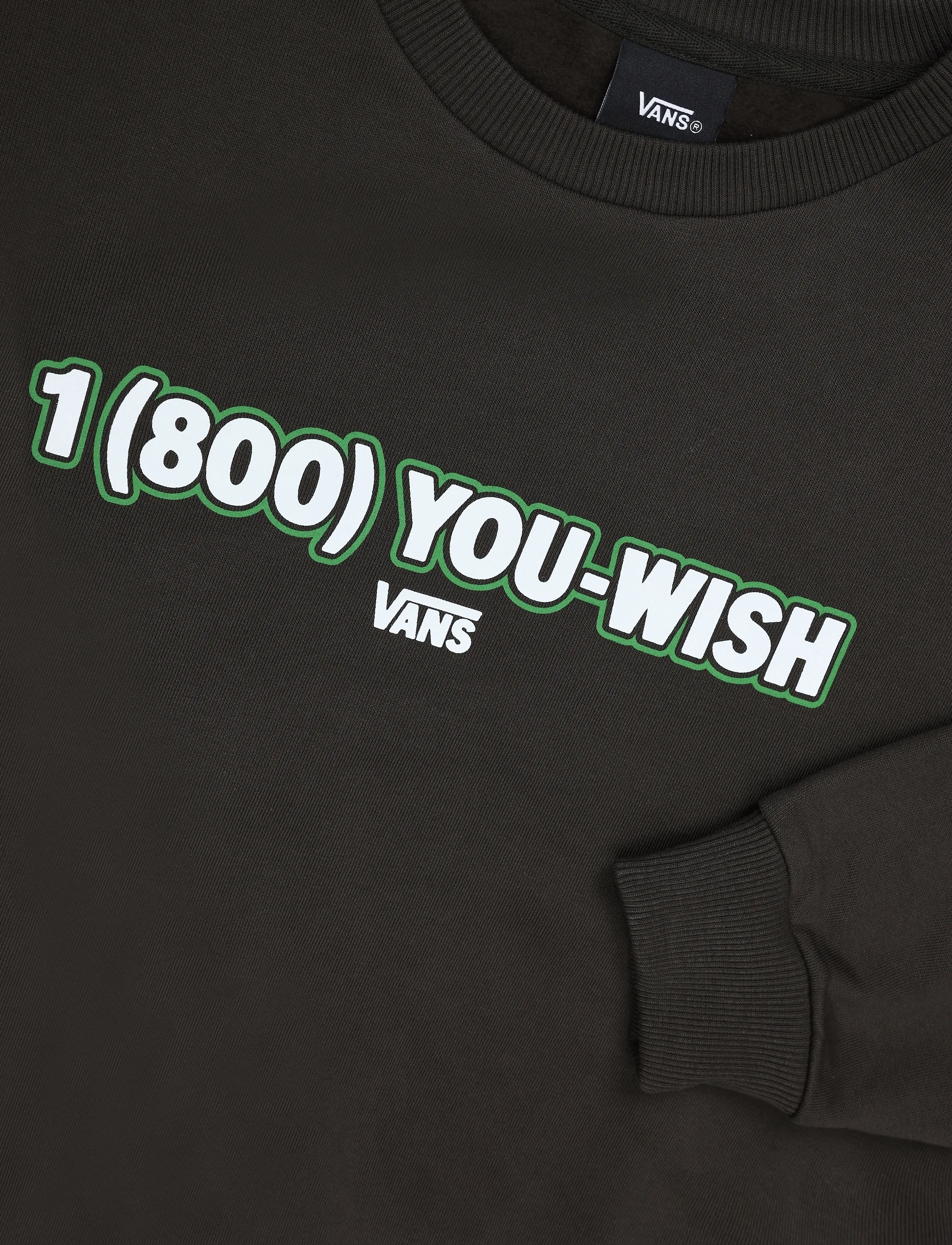 VANS - You Wish Crew - tops - faded black - 2