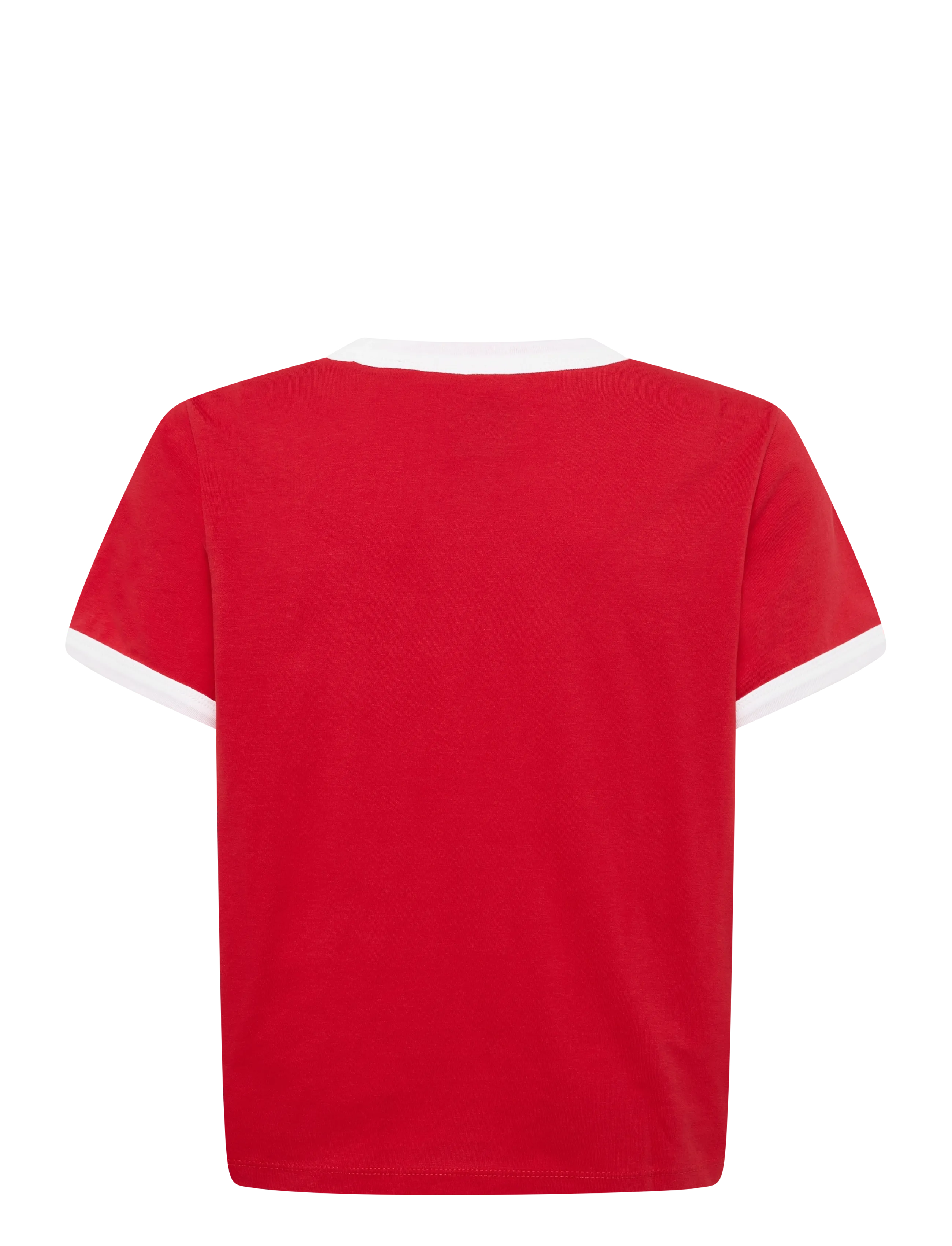 VANS - Center Chest Ringer SS Tee - racing red - 1