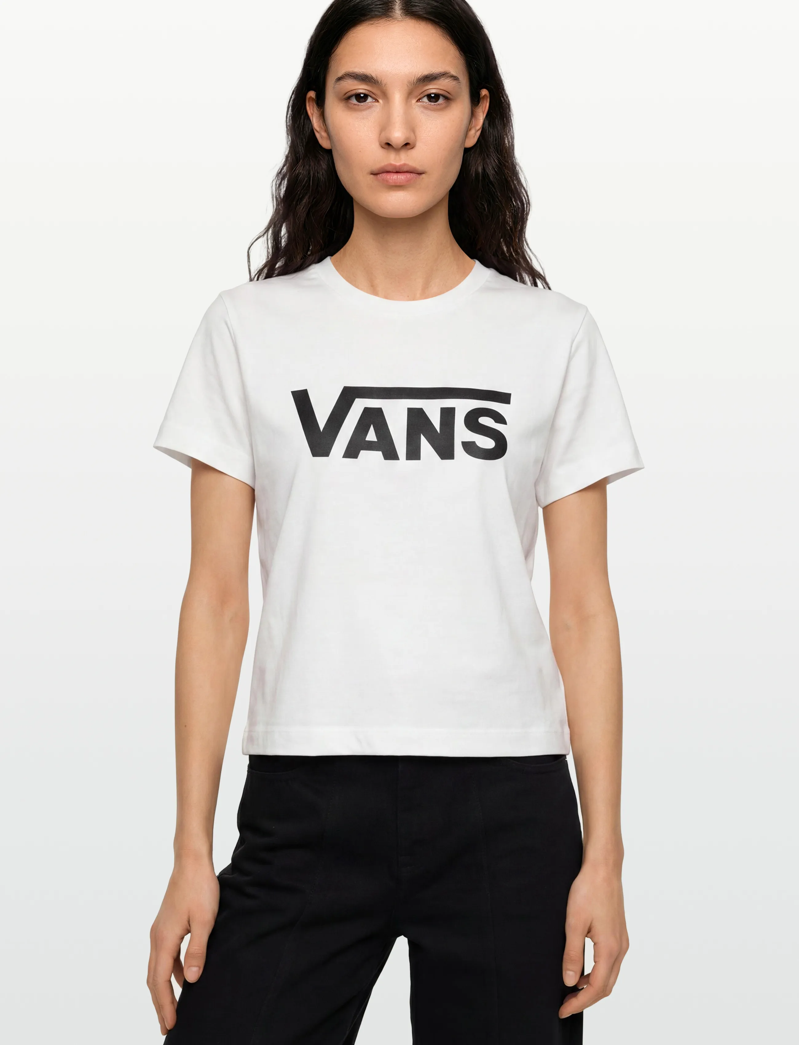 VANS - Flying V Crew SS Tee - tops & t-shirts - white - 3