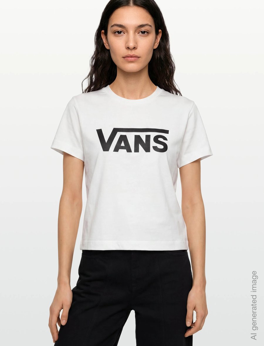 VANS - Flying V Crew SS Tee - alussärgid ja t-särgid - white - 3