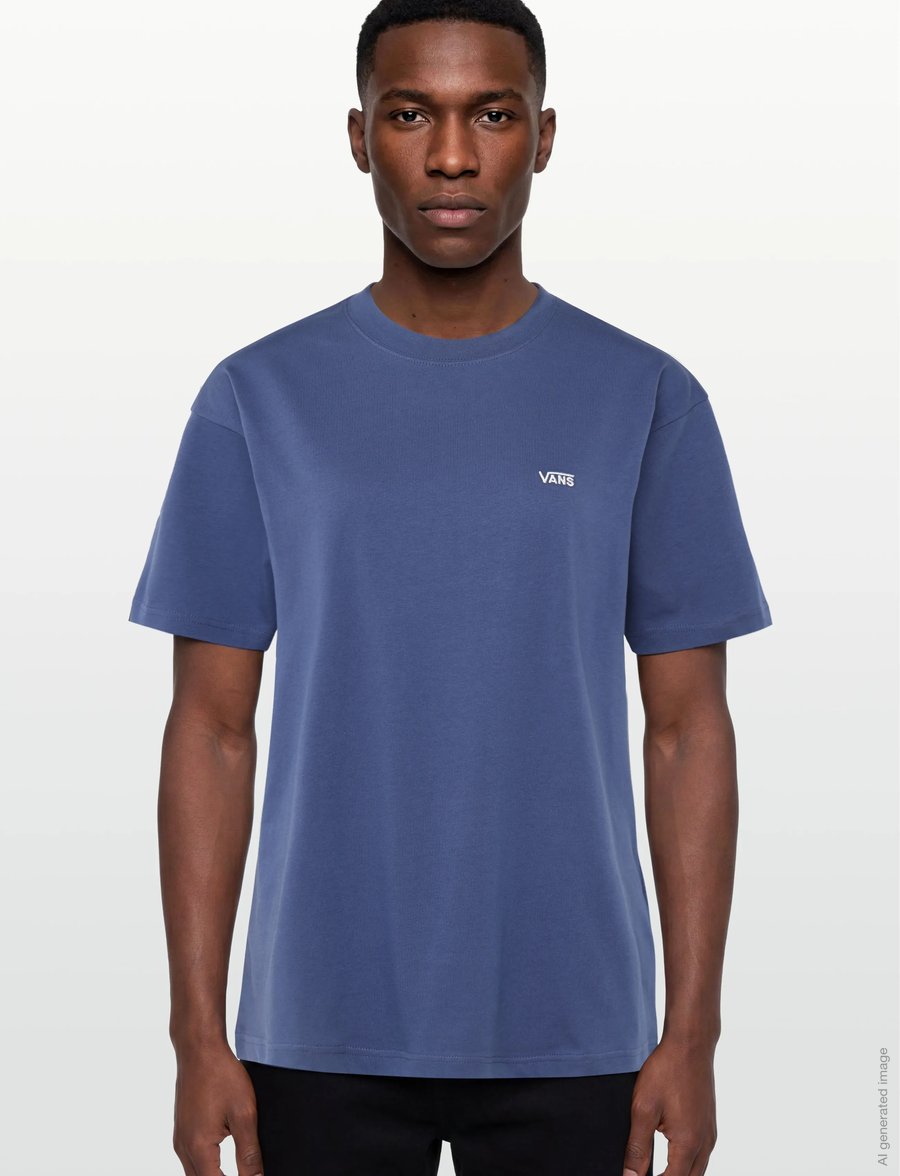 VANS - Left Chest II Loose SS Tee - stuttermarbolir - true navy - 3