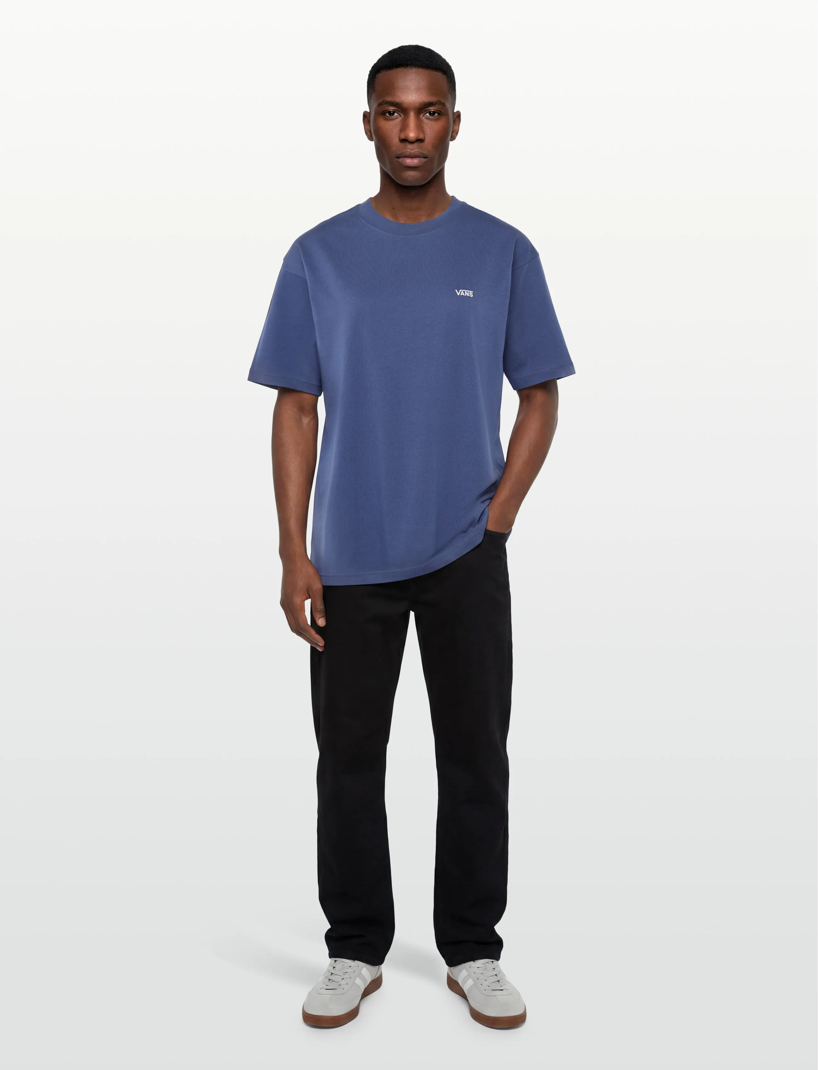 VANS - Left Chest II Loose SS Tee - stuttermarbolir - true navy - 4