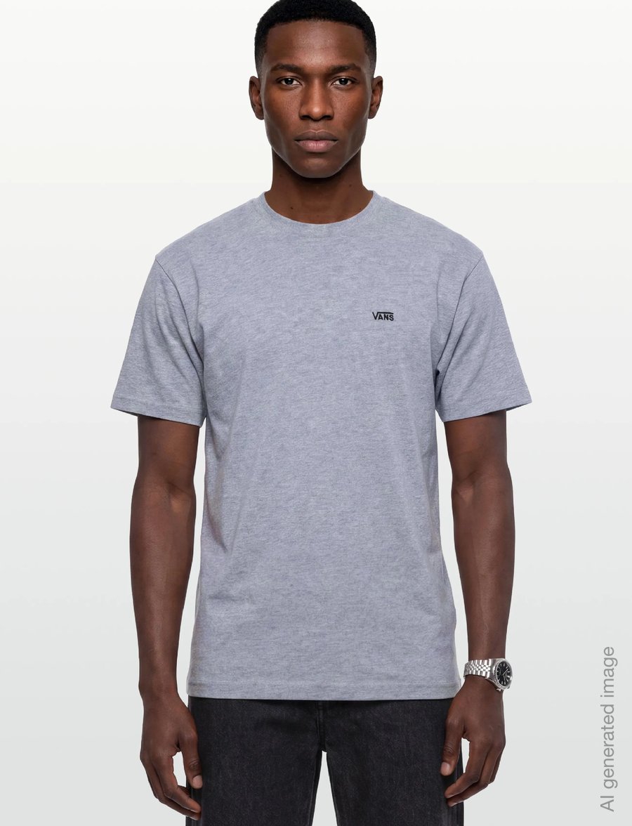 VANS - Left Chest II Loose SS Tee - oberteile & t-shirts - athletic heather - 3