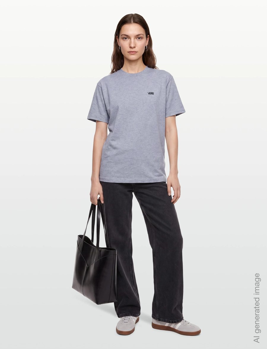 VANS - Left Chest II Loose SS Tee - oberteile & t-shirts - athletic heather - 4