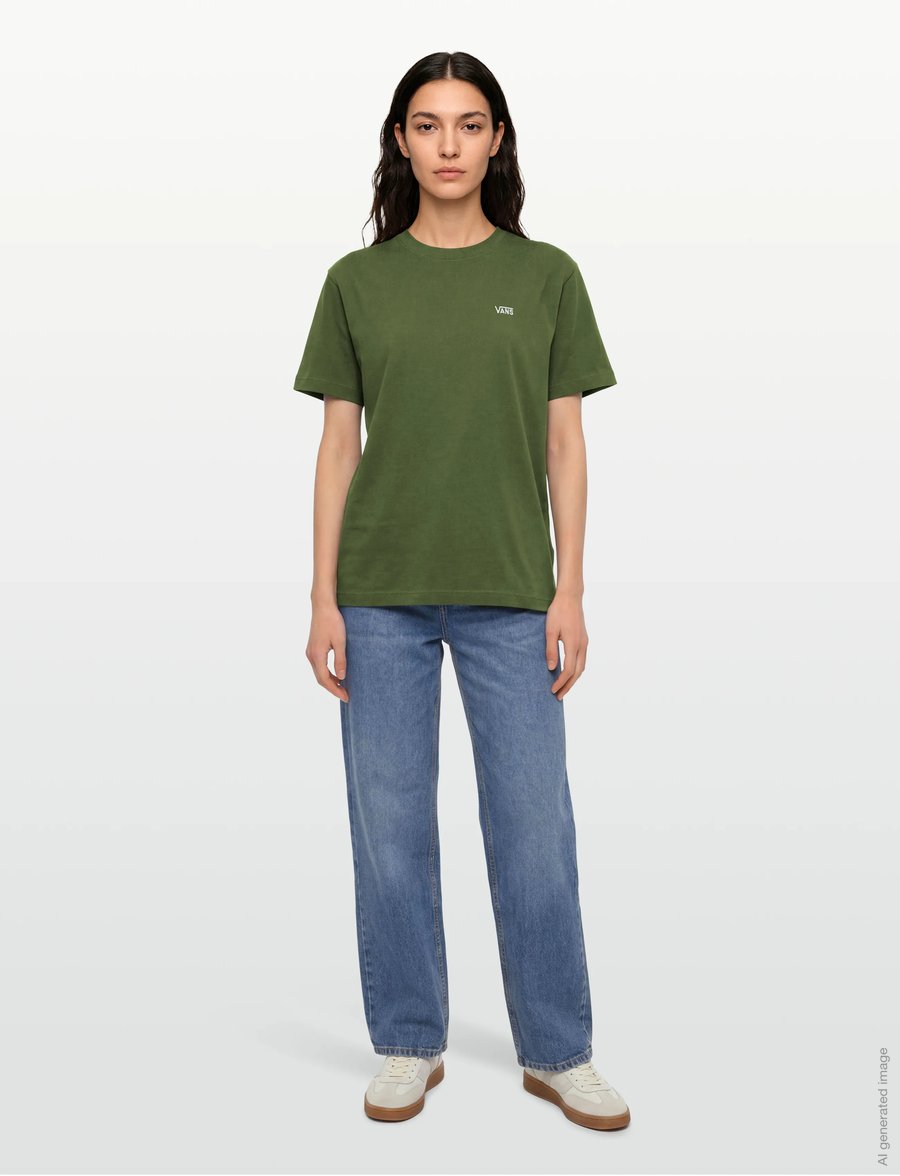 VANS - Left Chest II Loose SS Tee - oberteile & t-shirts - green balsam - 0