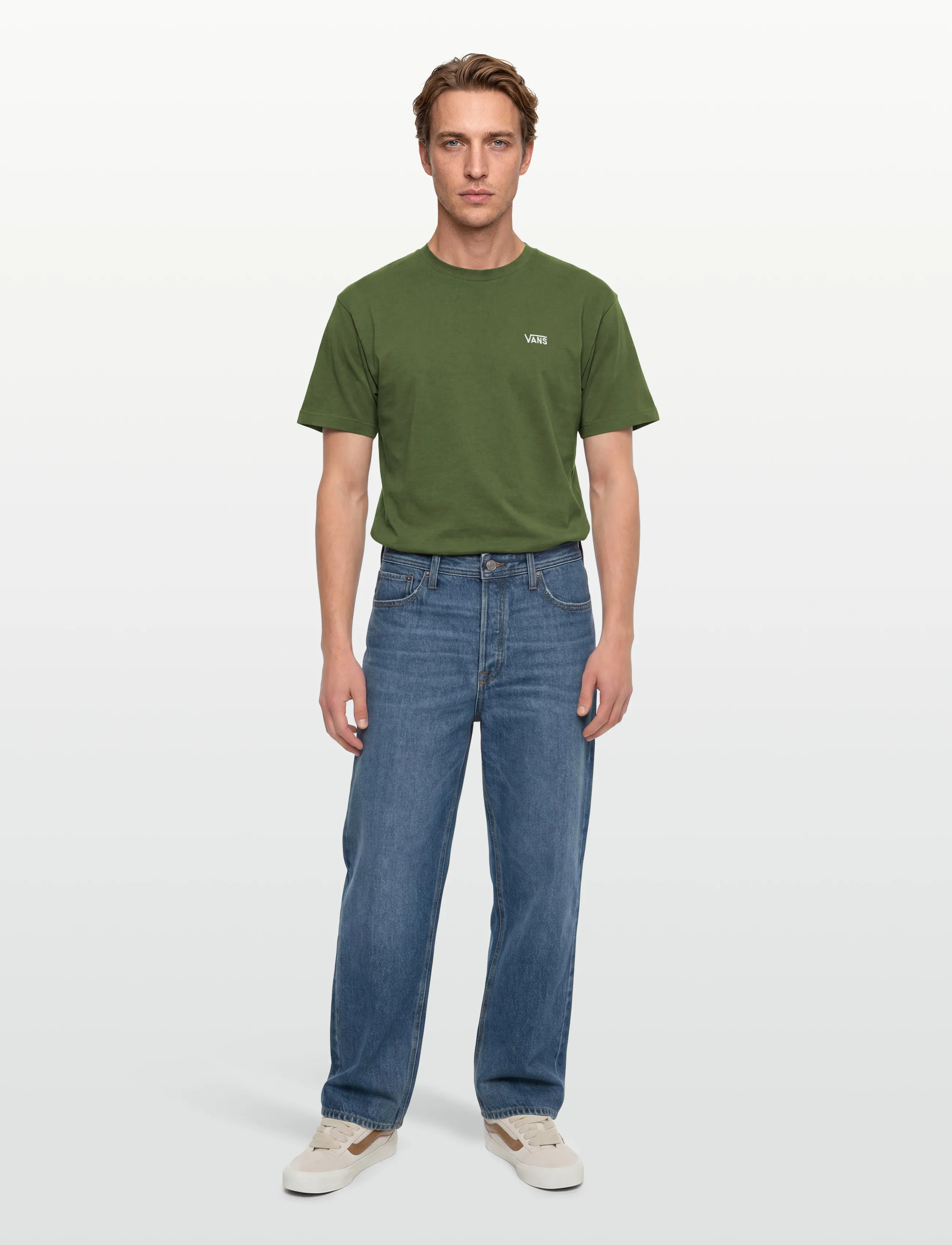 VANS - Left Chest II Loose SS Tee - oberteile & t-shirts - green balsam - 4
