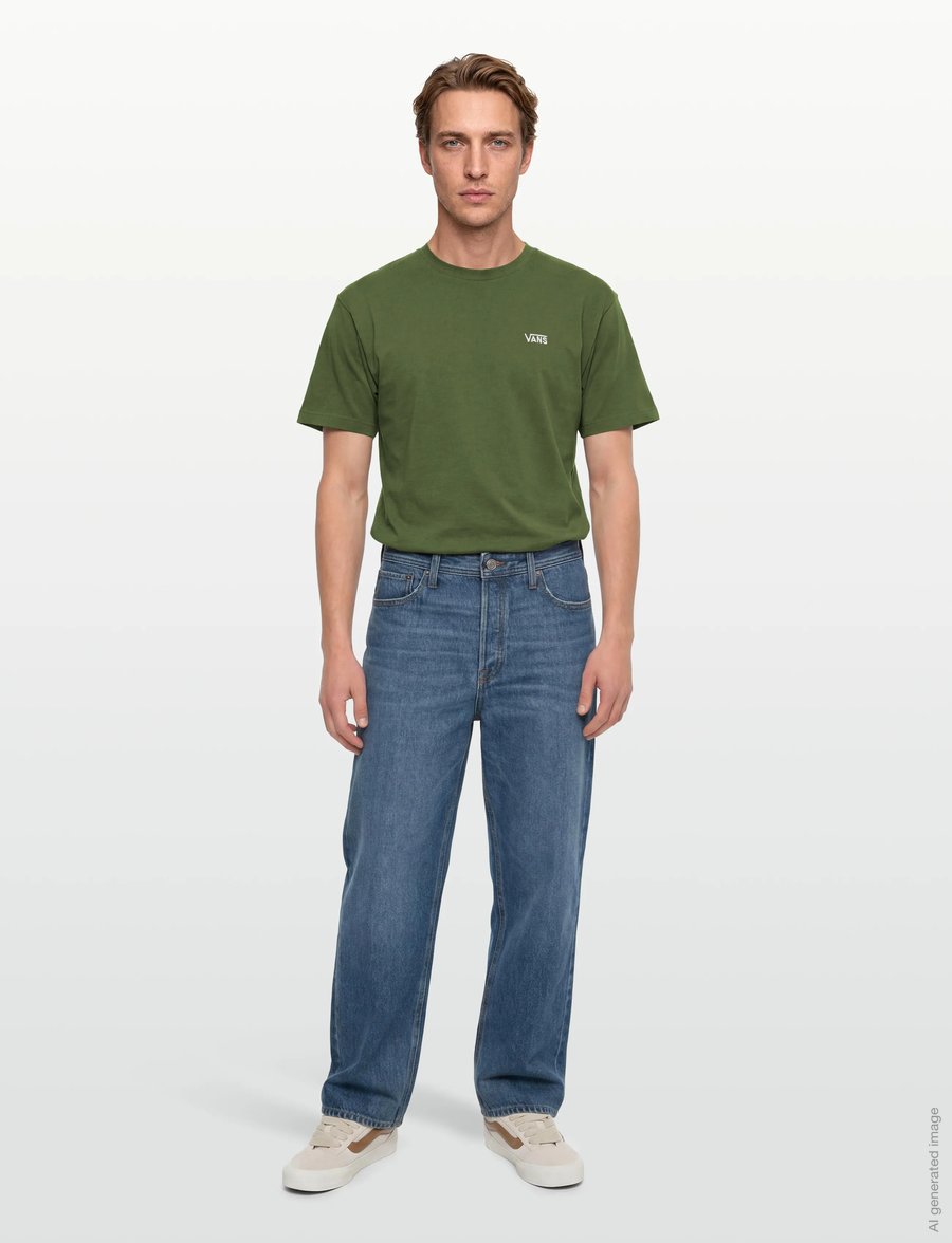VANS - Left Chest II Loose SS Tee - oberteile & t-shirts - green balsam - 4