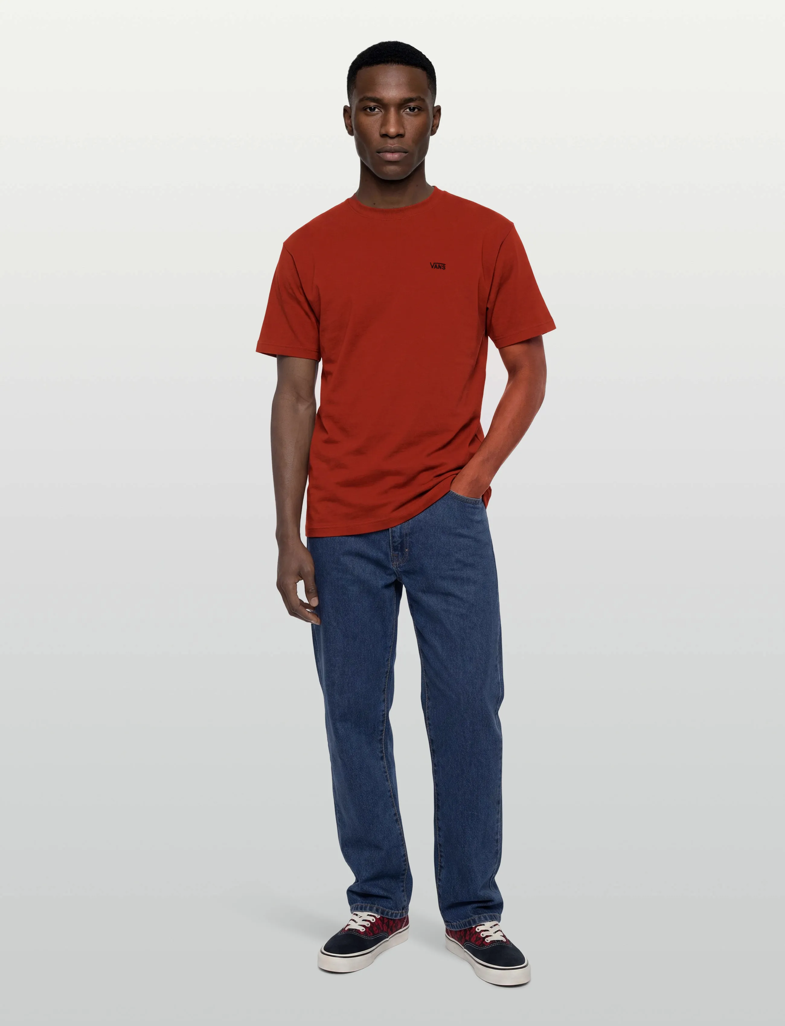 VANS Left Chest Ii Loose Ss Tee, XS, Orange, Sport Overdele > Sport T-shirts, Herre