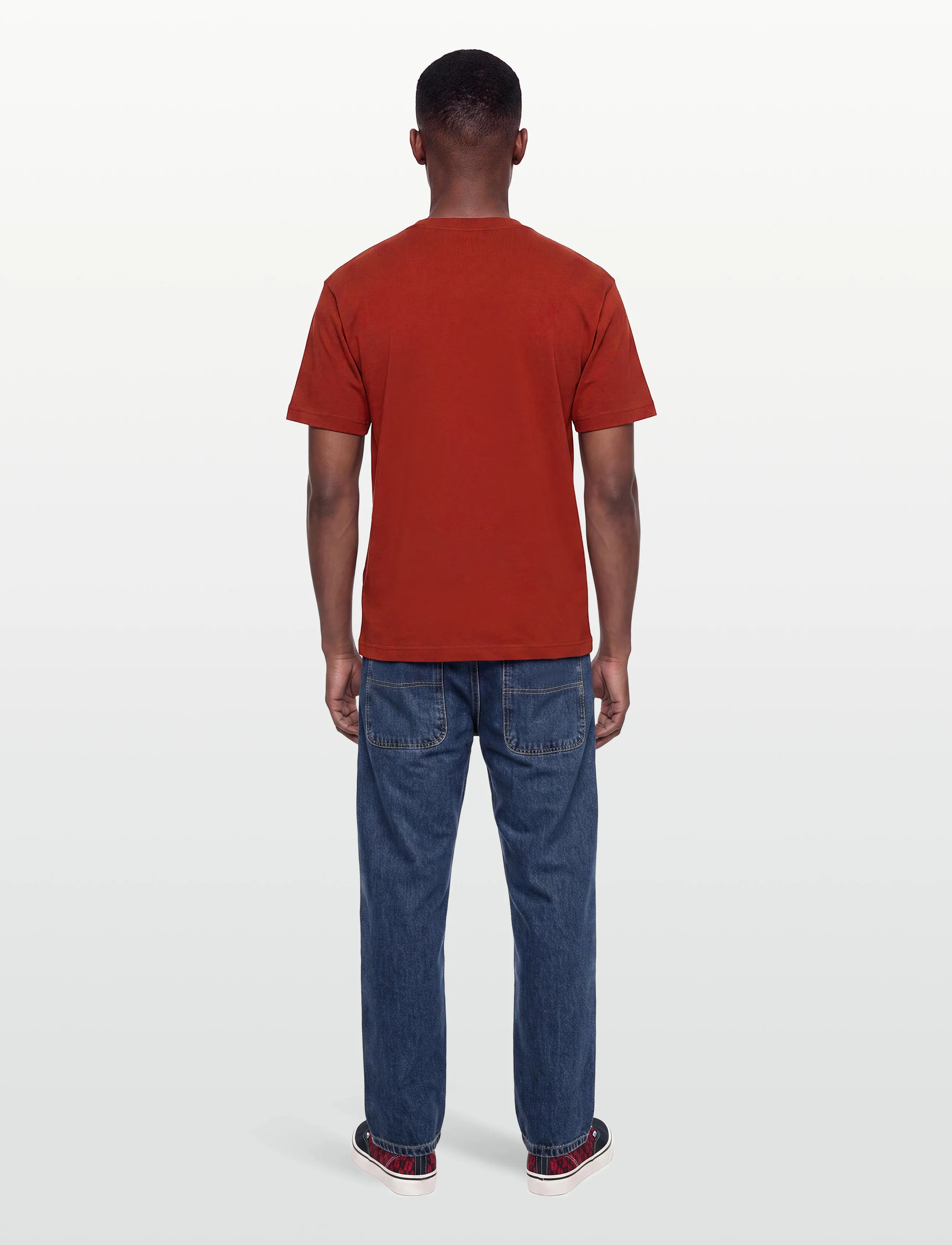 VANS - Left Chest II Loose SS Tee - oberteile & t-shirts - poppy ember - 4