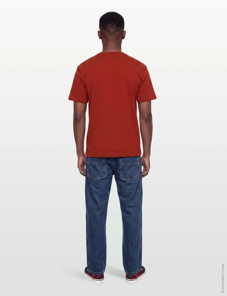 VANS - Left Chest II Loose SS Tee - oberteile & t-shirts - poppy ember - 4