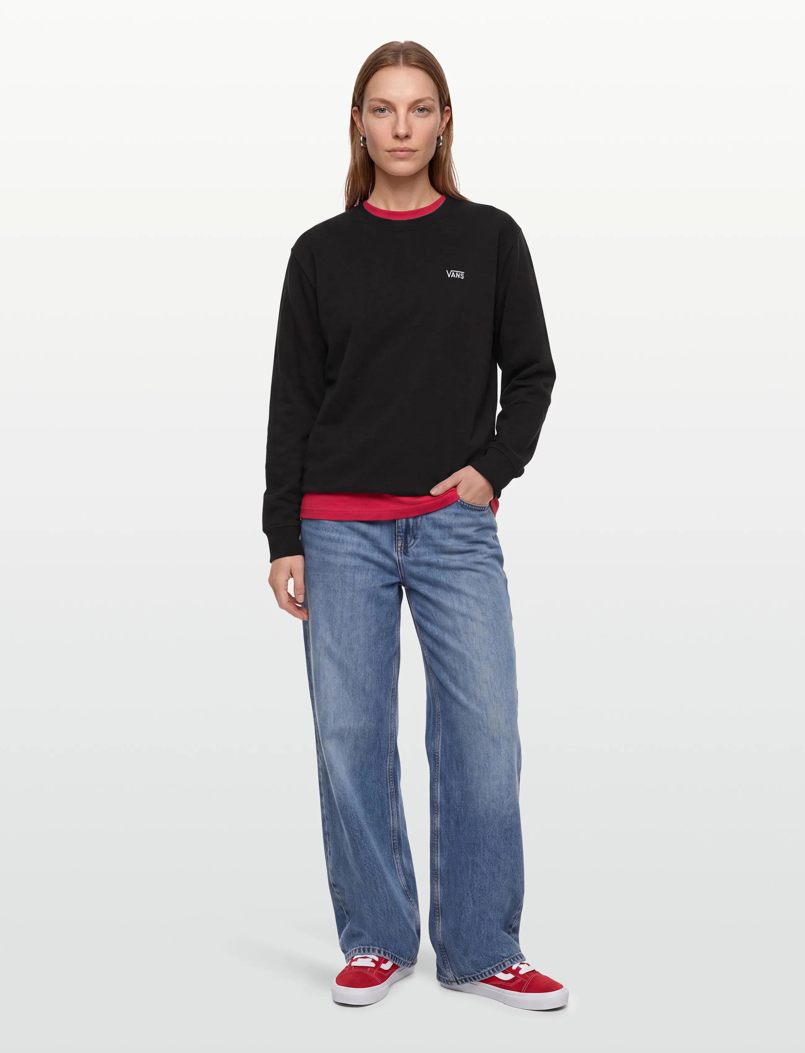 VANS - Left Chest II Loose LS Tee - langarmshirts - black - 4