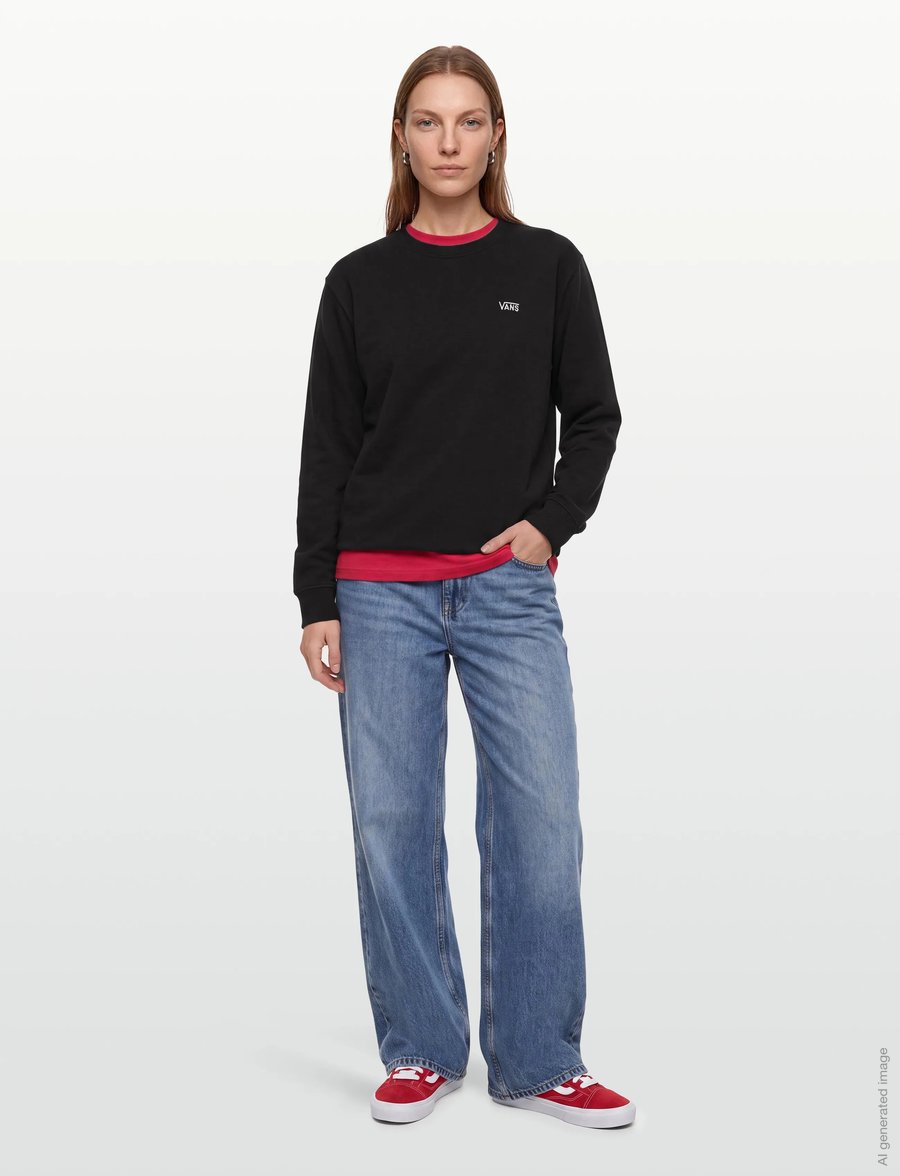 VANS - Left Chest II Loose LS Tee - langarmshirts - black - 4