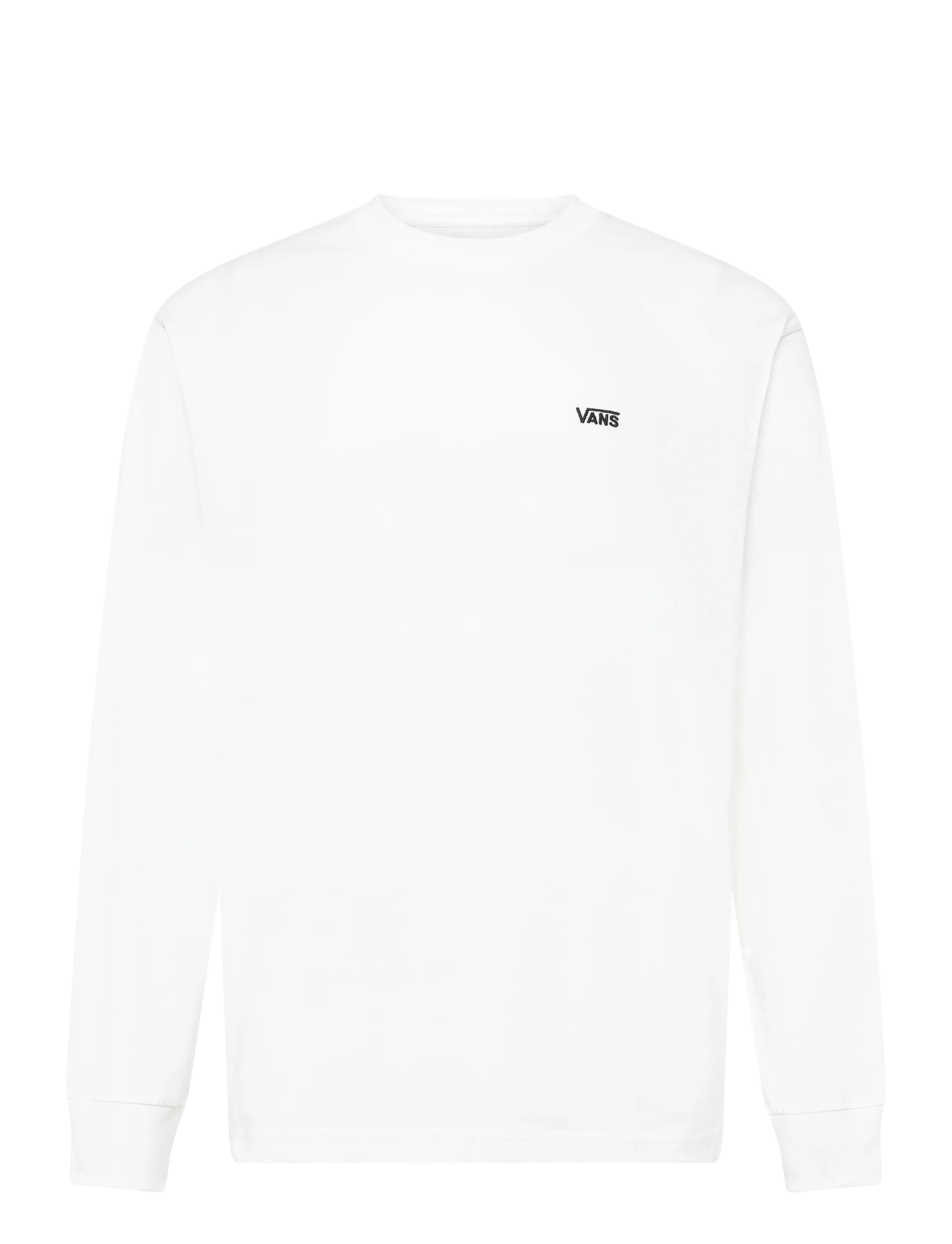 VANS Left Chest II Loose LS Tee - Streetwear - WHITE / white