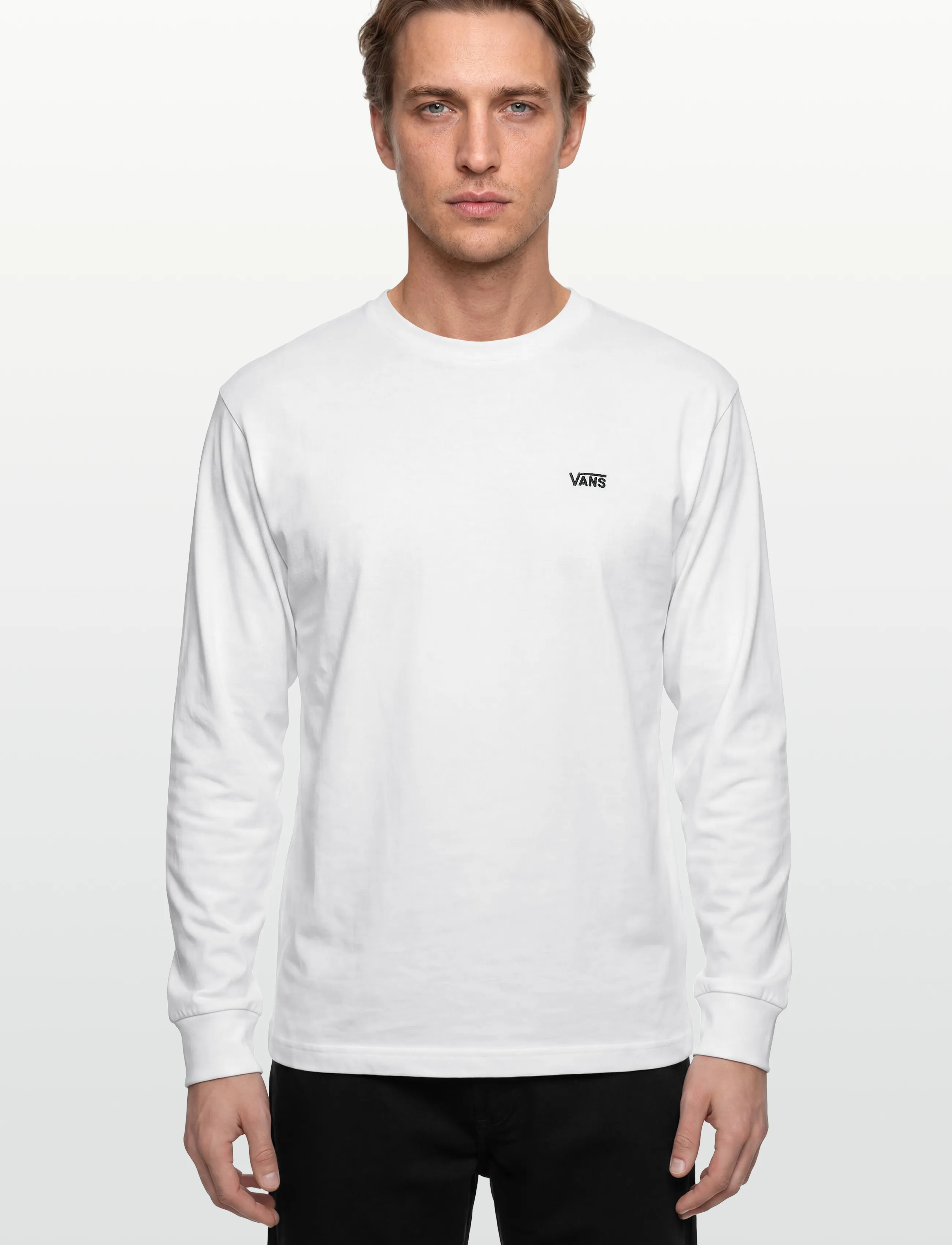 VANS - Left Chest II Loose LS Tee - langerma bolir - white - 3