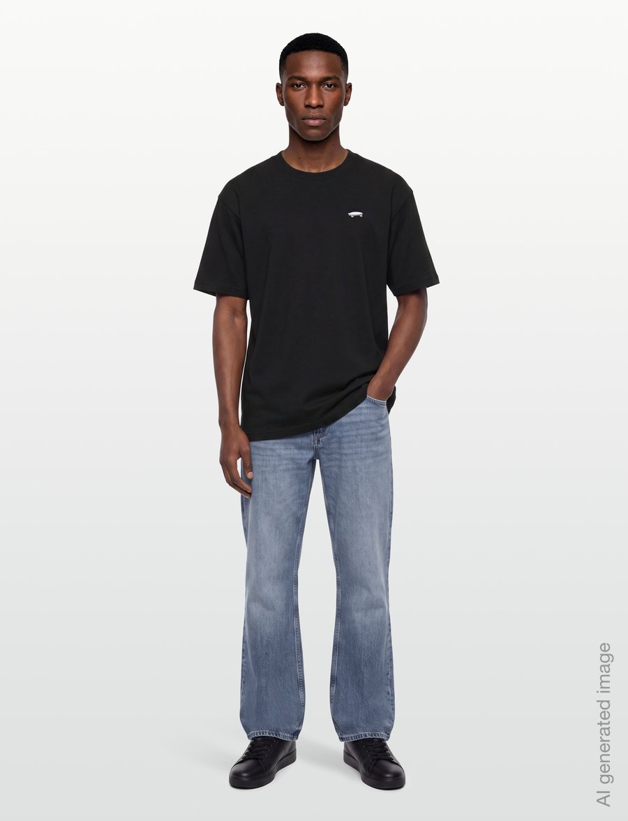 VANS - Salton Loose SS Tee - alussärgid ja t-särgid - black - 4