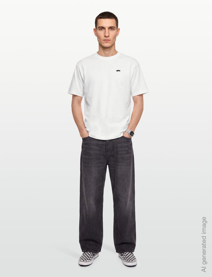 VANS - Salton Loose SS Tee - tops & t-shirts - white - 0