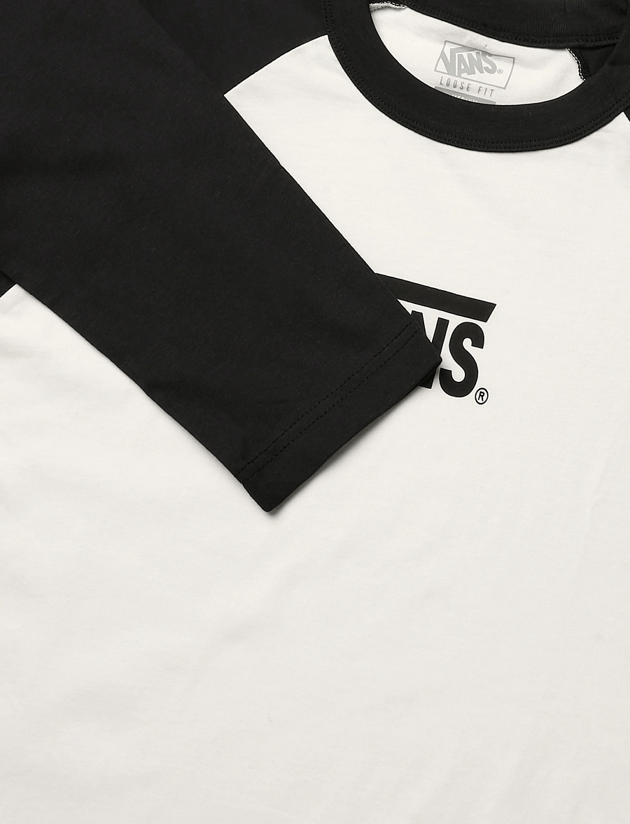 VANS - Core Raglan LS Tee - longsleeved tops - black - 2