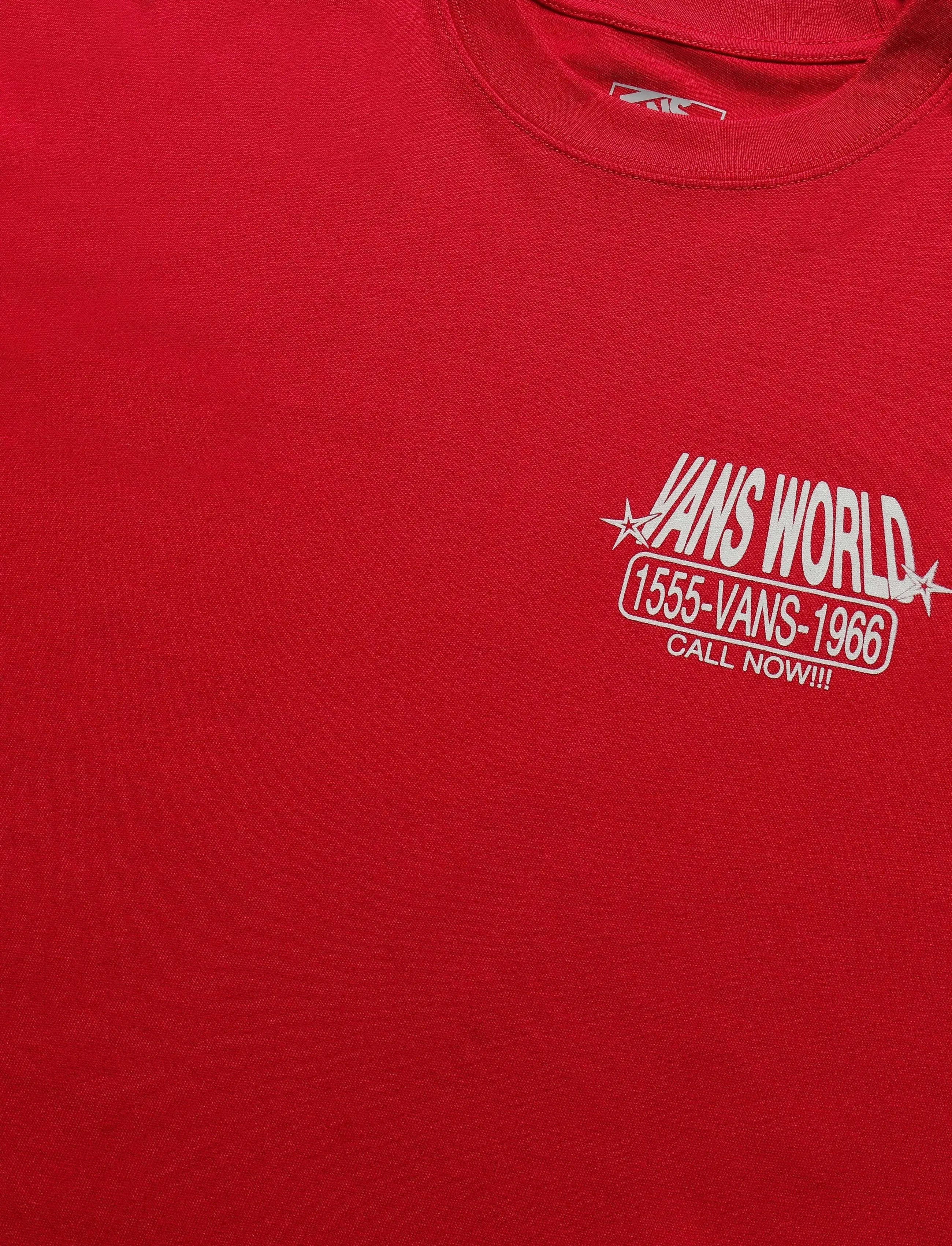 VANS - Vans World Intl SS Tee - racing red - 2