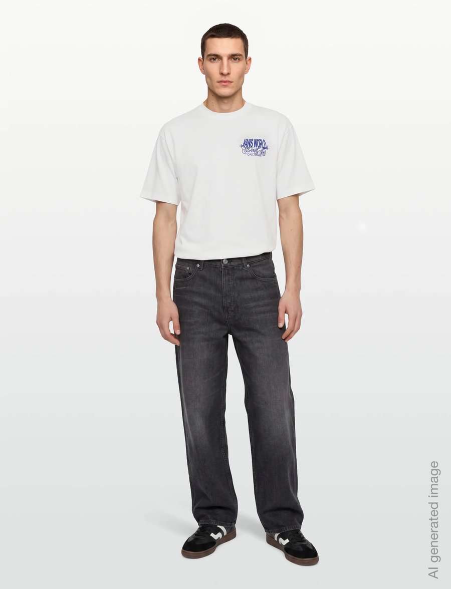 VANS - Vans World Intl SS Tee - oberteile & t-shirts - white - 0