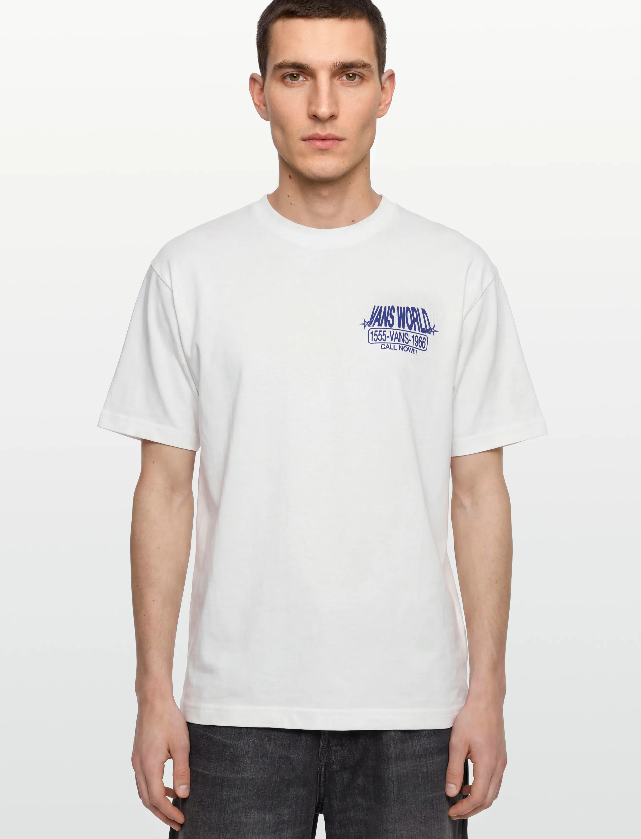 VANS - Vans World Intl SS Tee - t-shirts - white - 3