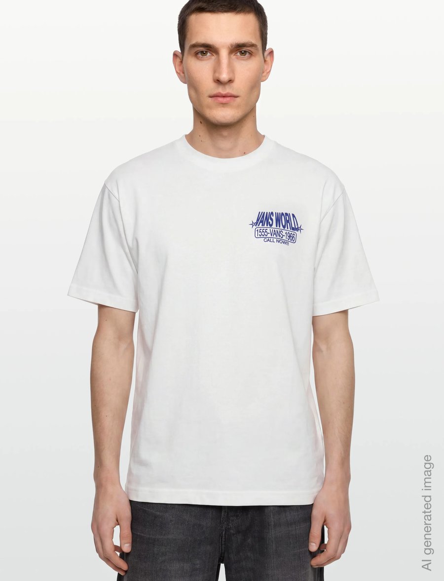 VANS - Vans World Intl SS Tee - oberteile & t-shirts - white - 3