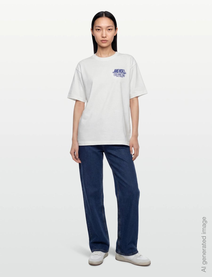 VANS - Vans World Intl SS Tee - oberteile & t-shirts - white - 4