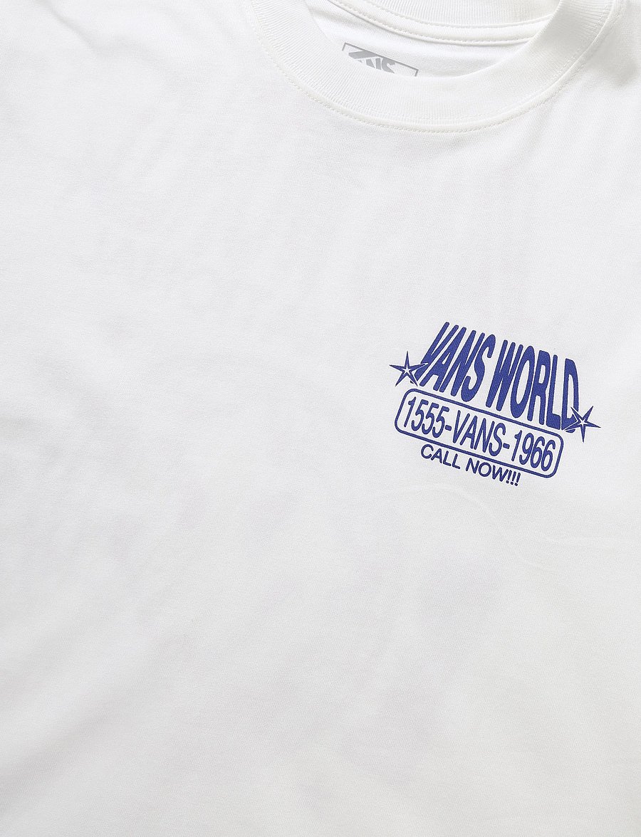 VANS - Vans World Intl SS Tee - oberteile & t-shirts - white - 2