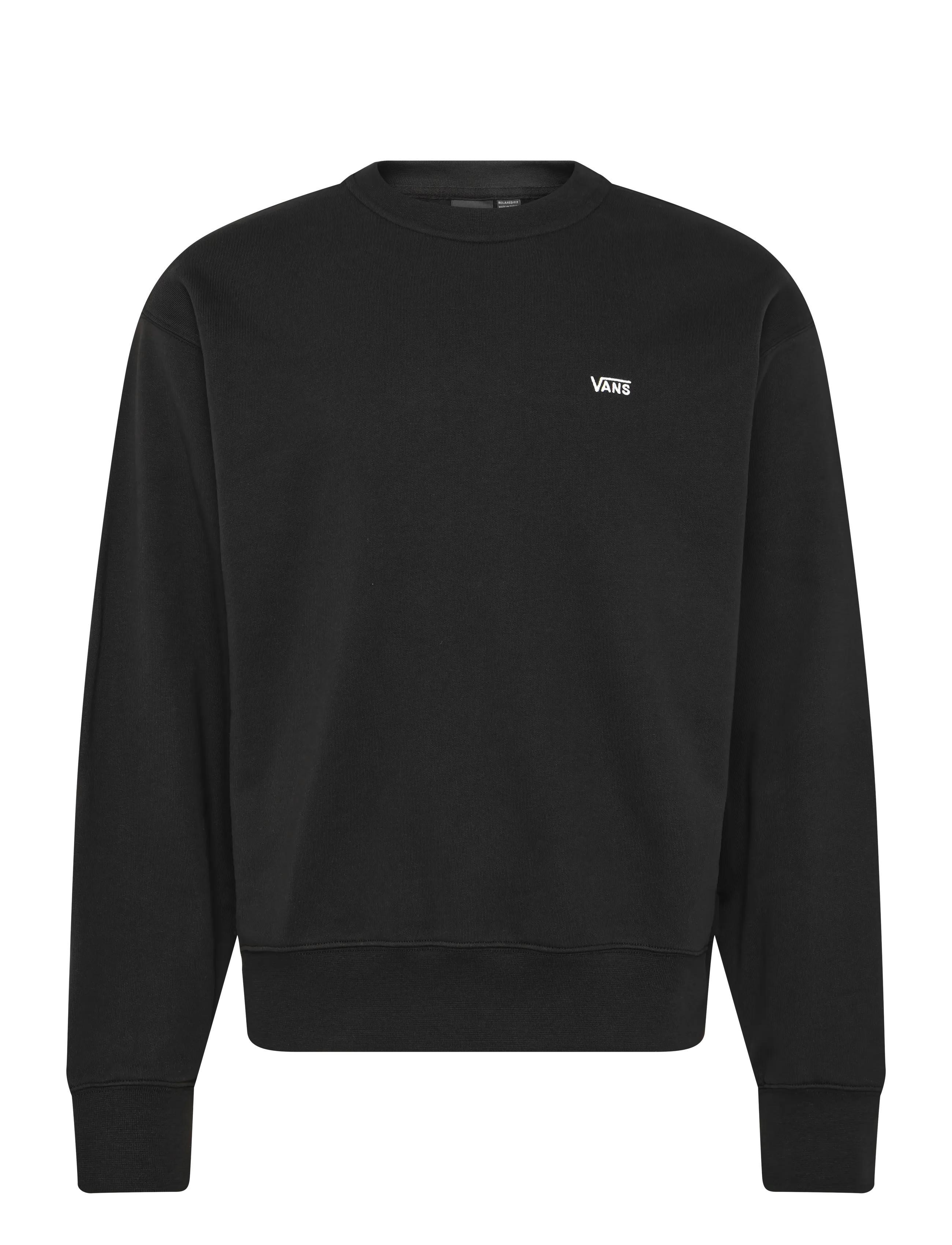 VANS Left Chest II Crew - Vaatteet - BLACK / black