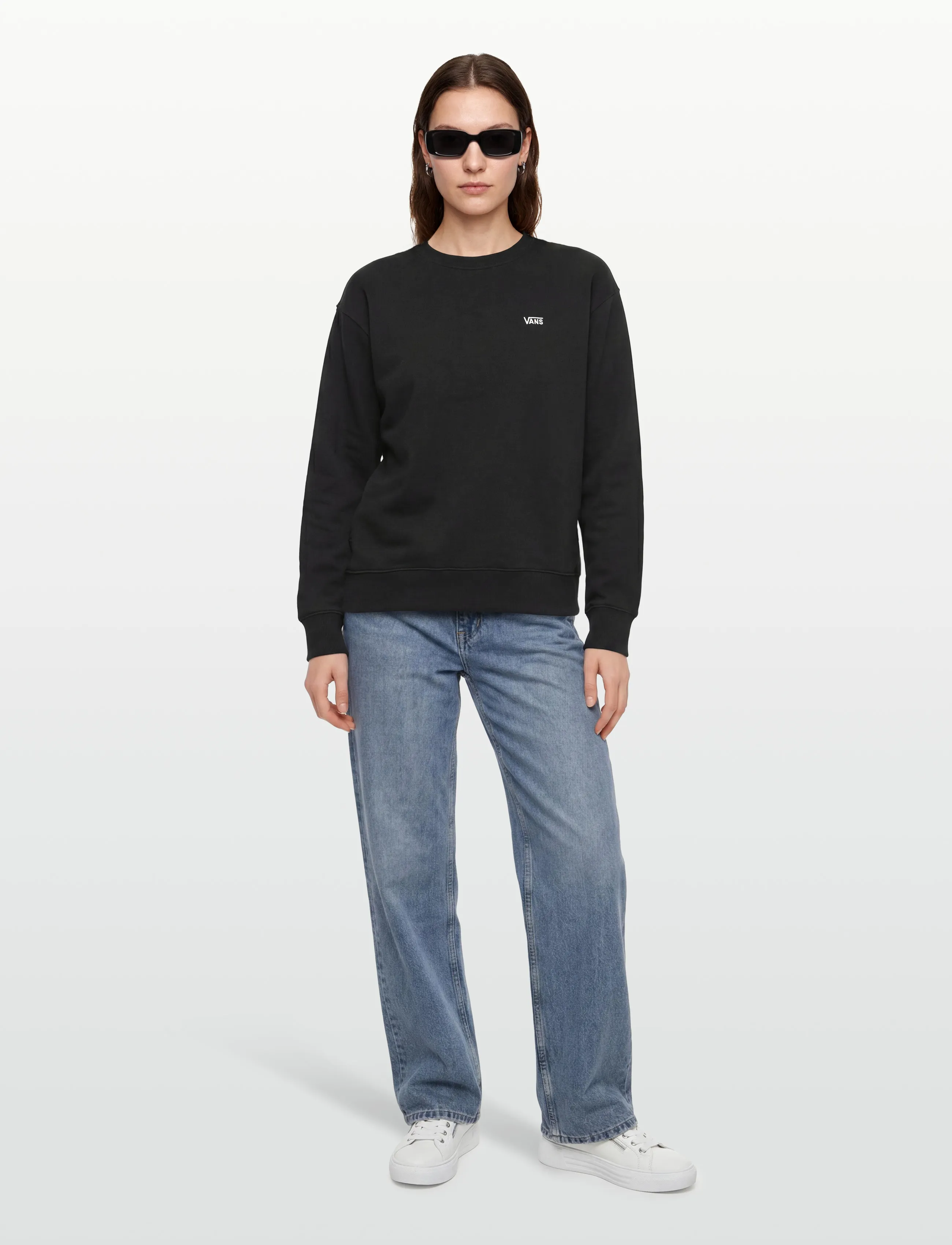 VANS - Left Chest II Crew - oberteile - black - 4