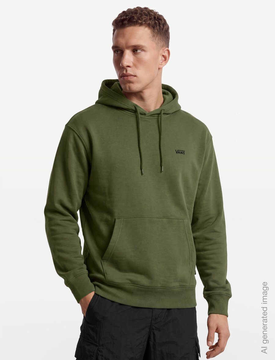 VANS - Left Chest II Pullover - tops - green balsam - 3