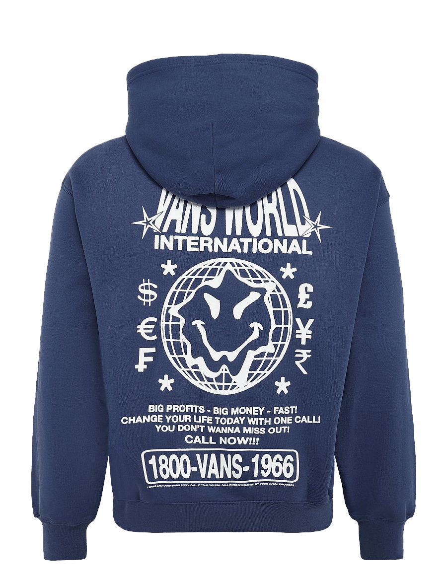 VANS - Vans World Intl Pullover - overdele - true navy - 2
