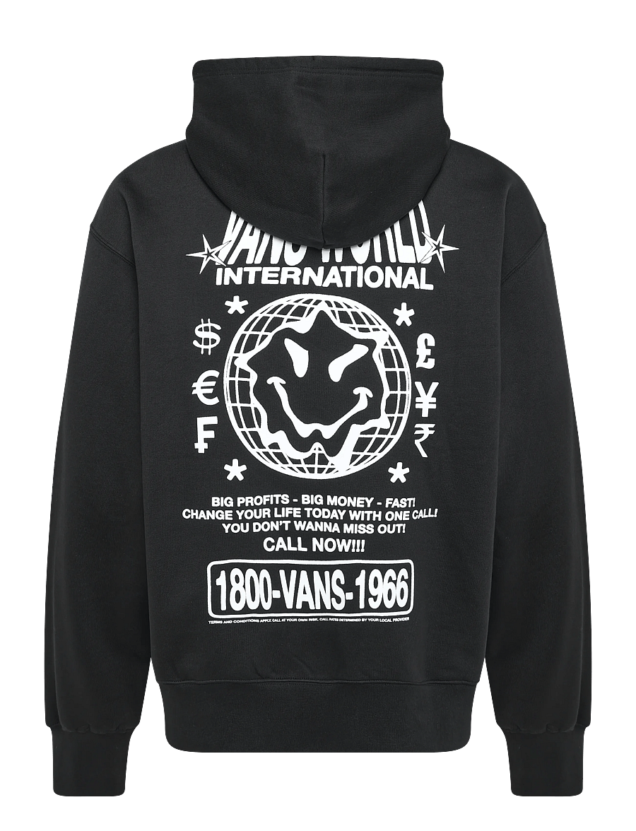 VANS - Vans World Intl Pullover - sweatshirts - black - 1