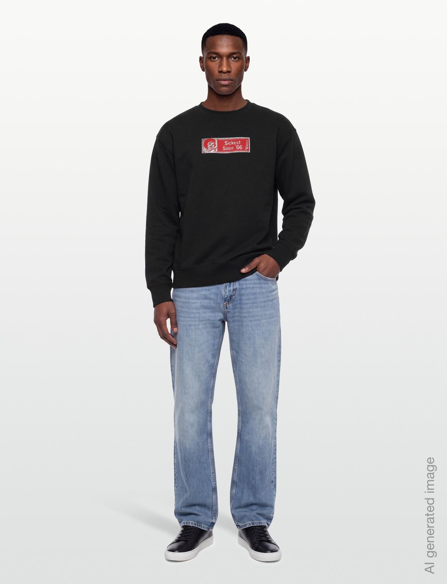 VANS - Sickest 66 Crew - tops - black - 0
