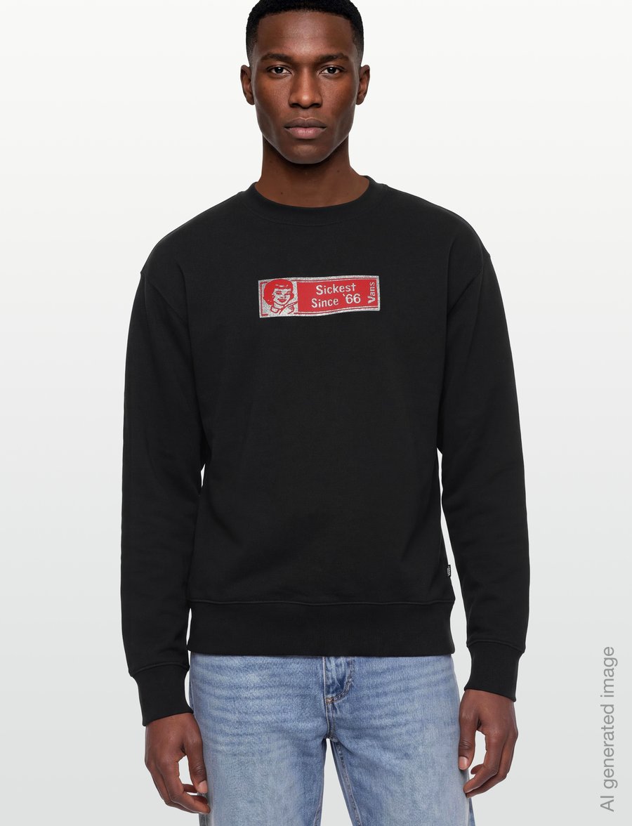 VANS - Sickest 66 Crew - tops - black - 3
