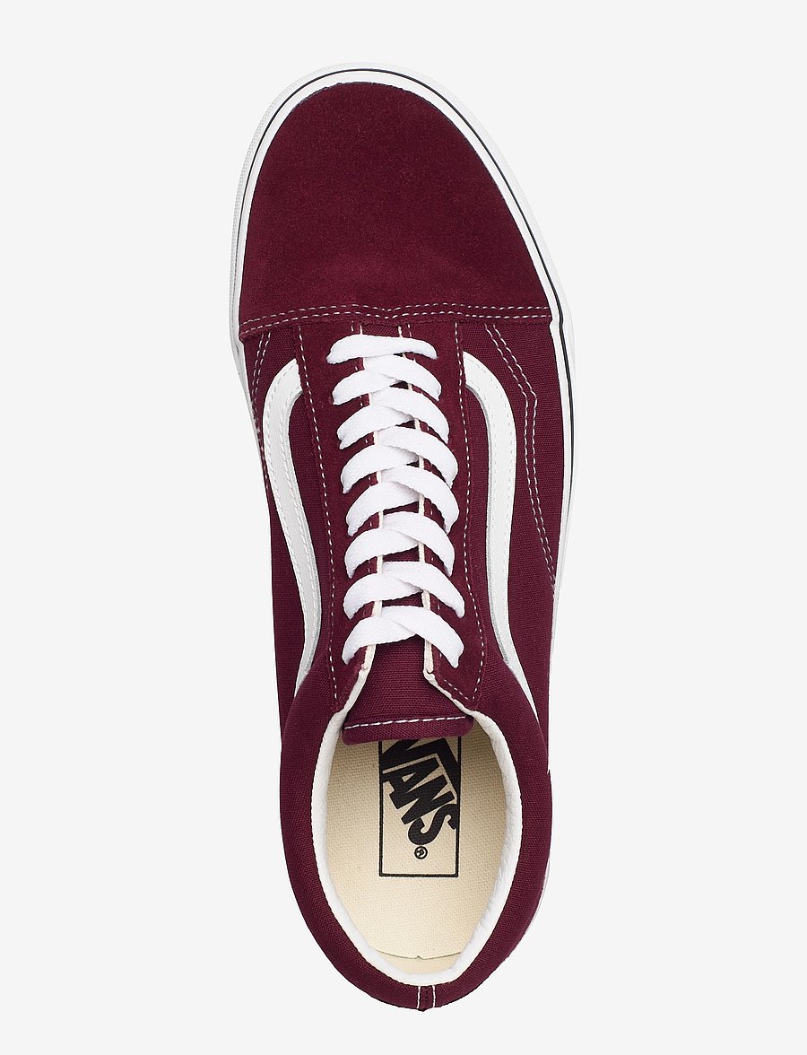 VANS - UA Old Skool - niedrige sneakers - port royale/true white - 3