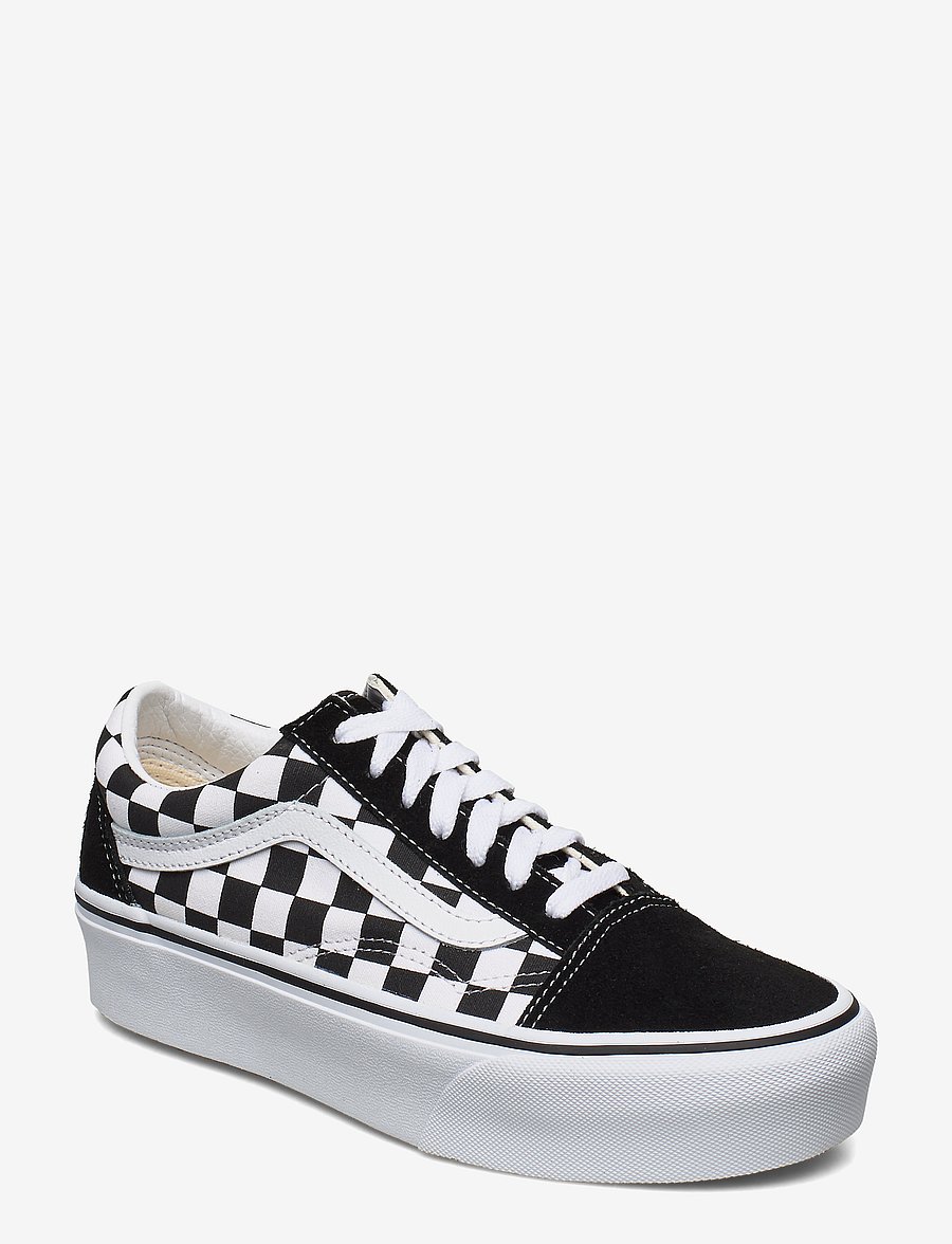 VANS - UA Old Skool Platform - kõrge säärega tossud - checkerboard black/true white - 0