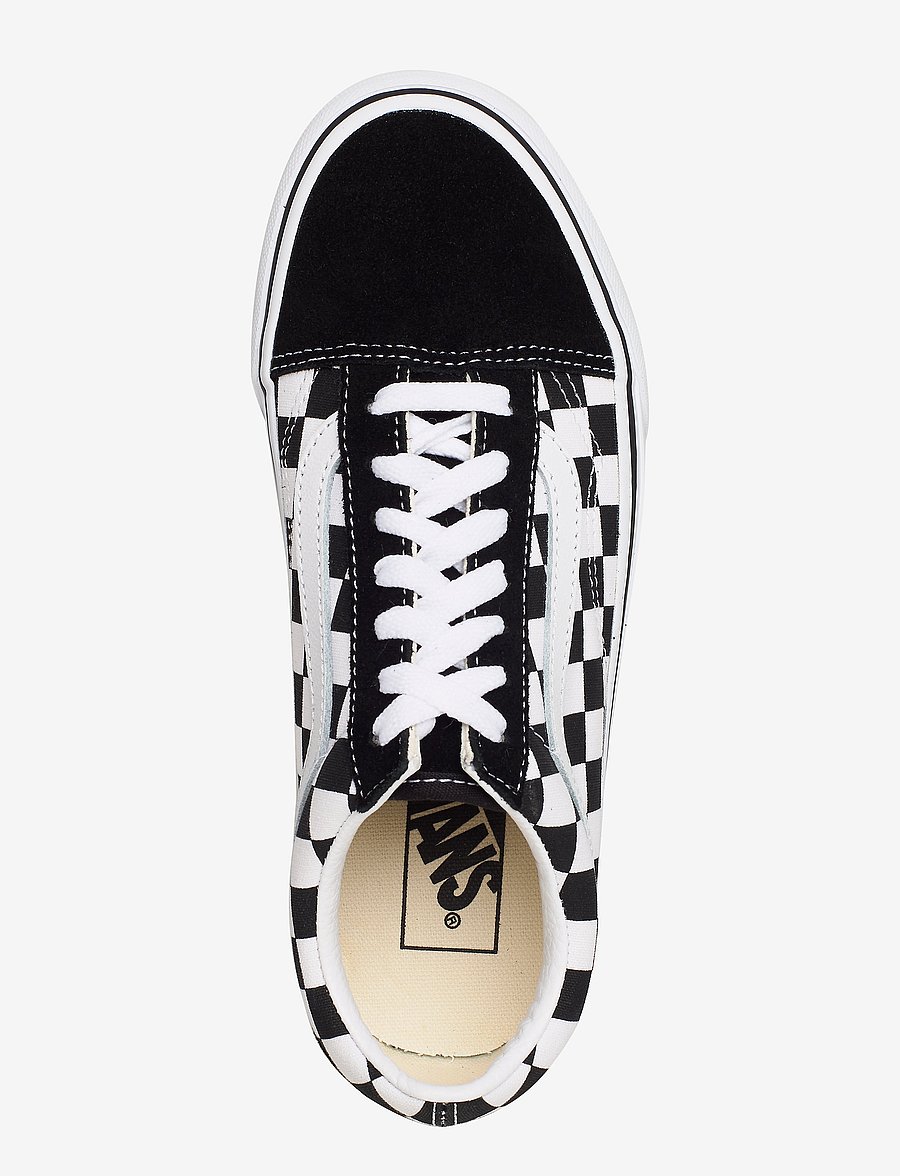 VANS - UA Old Skool Platform - niedriger schnitt - checkerboard black/true white - 3