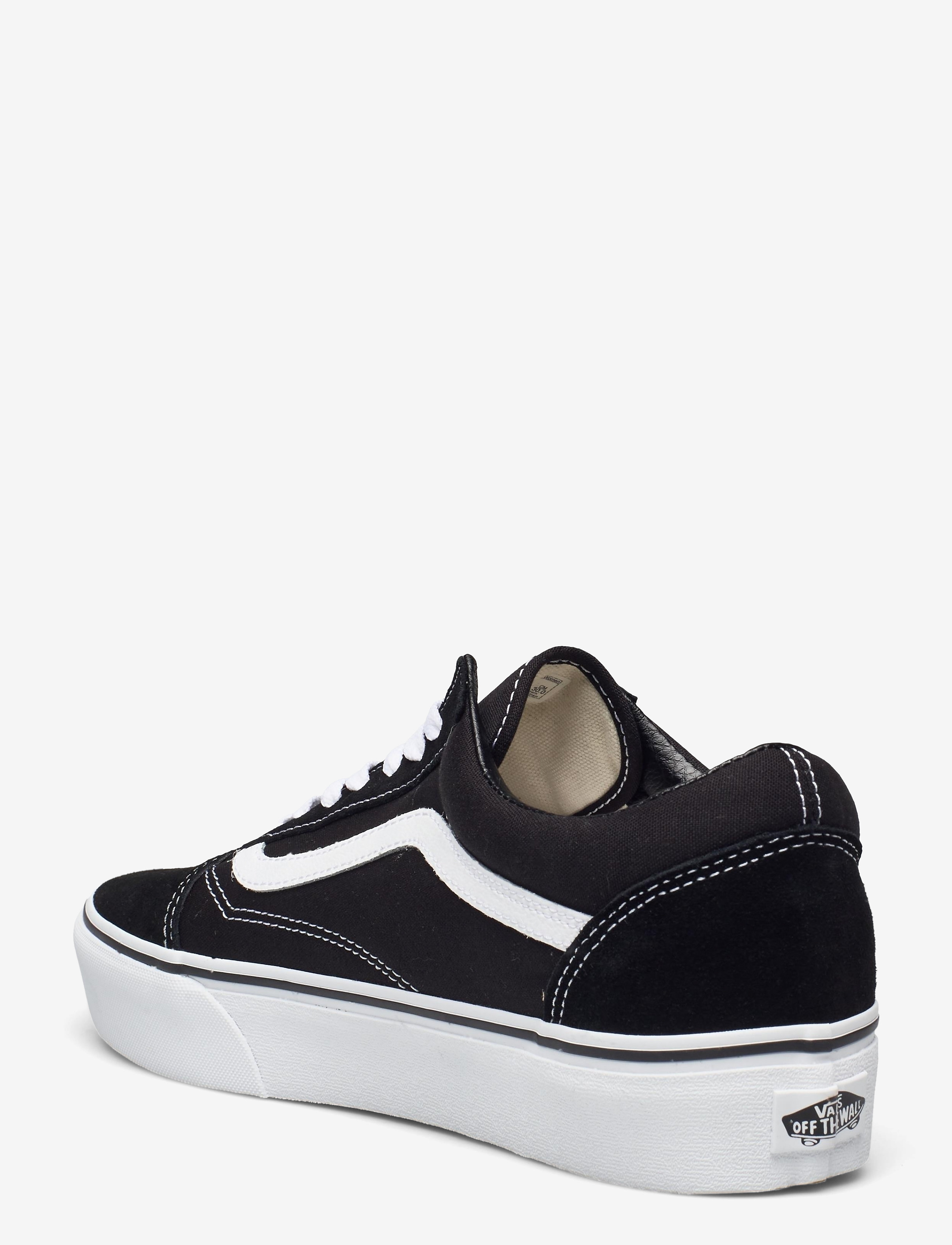VANS - UA Old Skool Platform - lave sneakers - black/white - 2