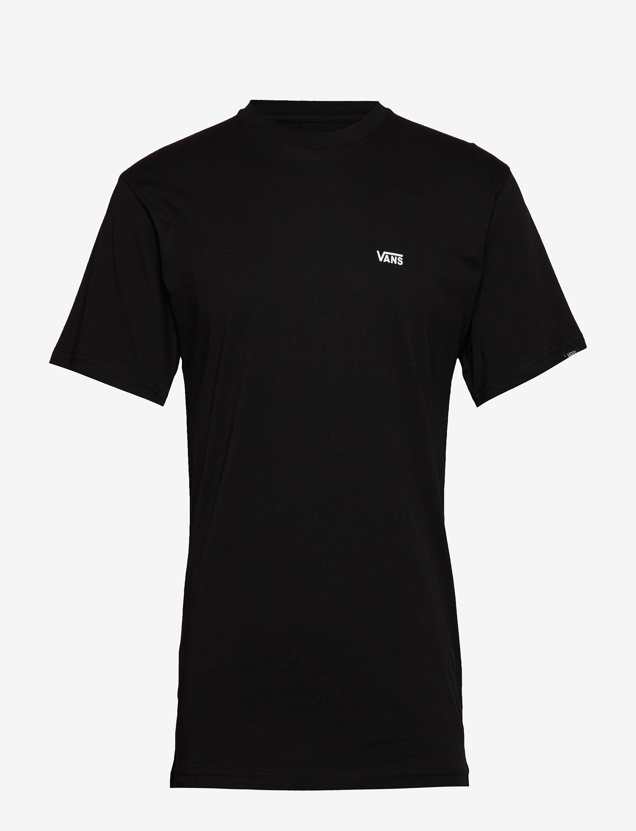 LEFT CHEST LOGO TEE - BLACK-WHITE