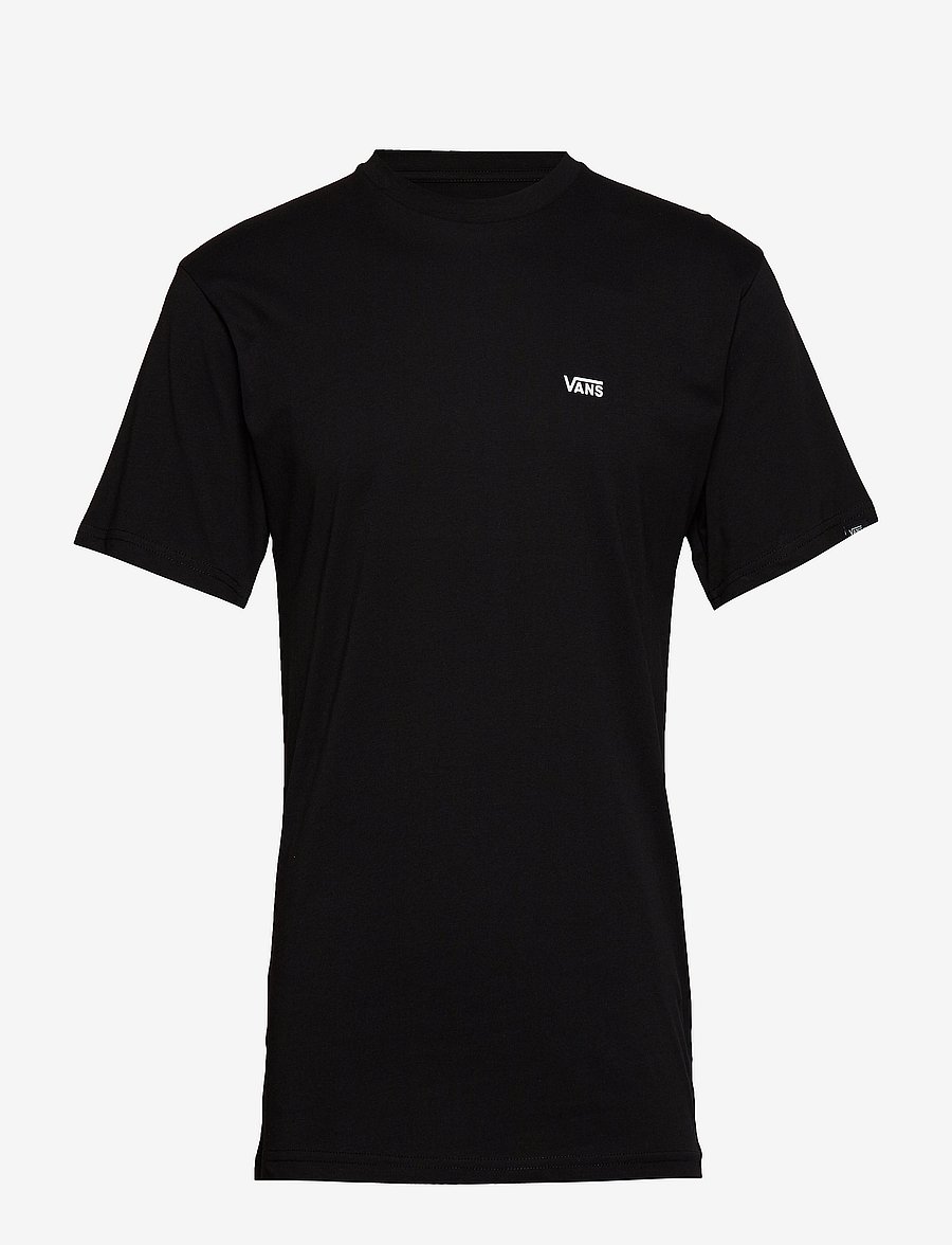 VANS - LEFT CHEST LOGO TEE - oberteile & t-shirts - black-white - 0