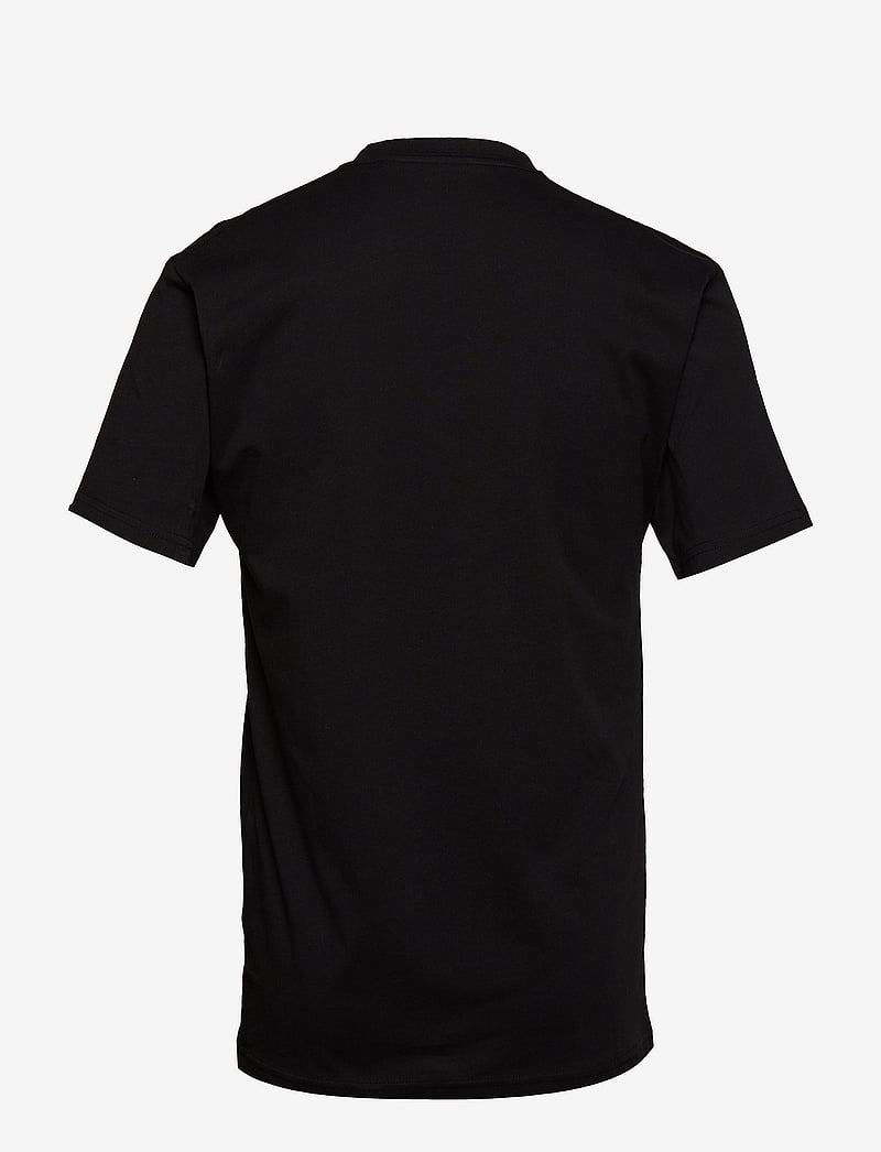 VANS - LEFT CHEST LOGO TEE - oberteile & t-shirts - black-white - 1