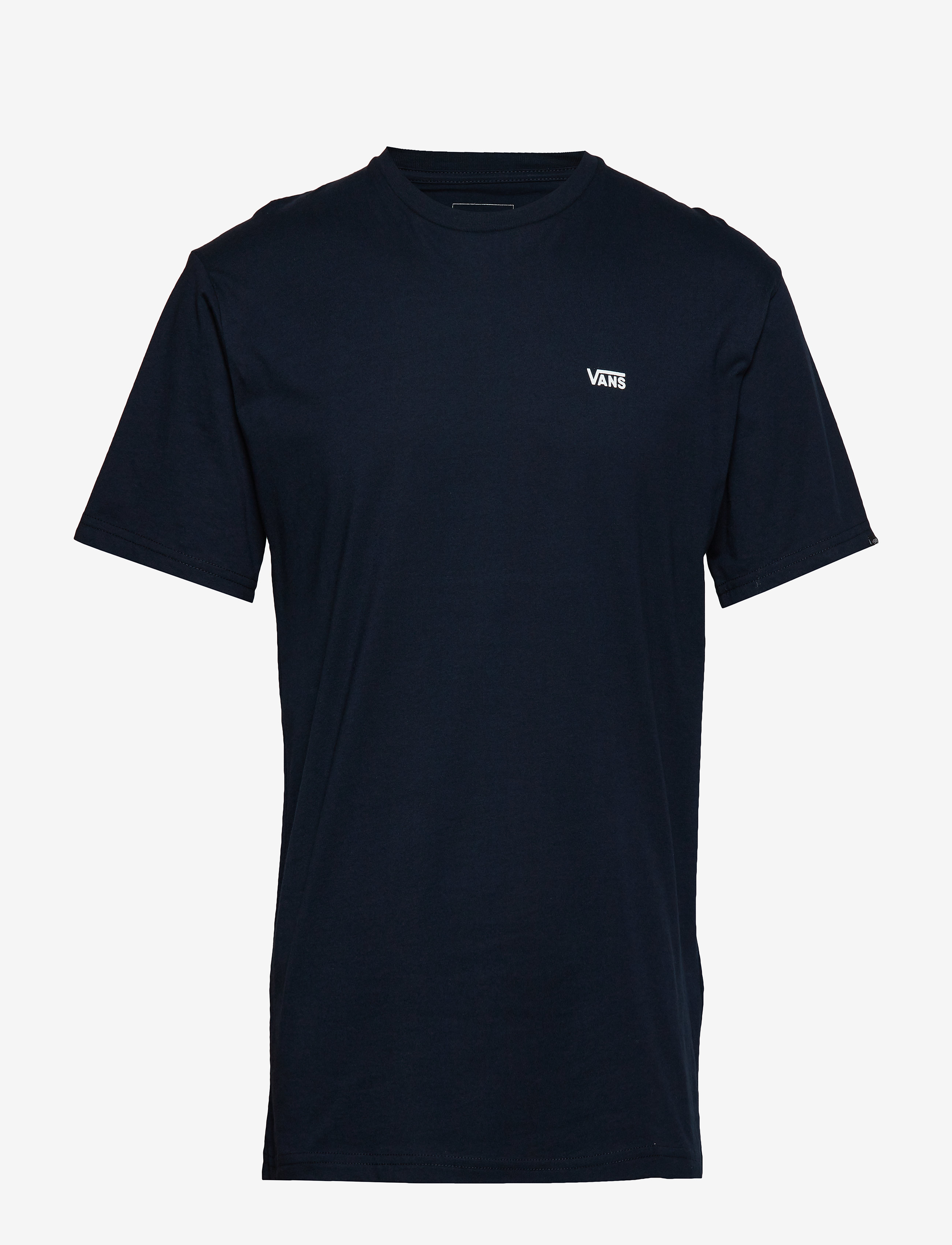 VANS LEFT CHEST LOGO TEE - Tøj - NAVY/WHITE / navy