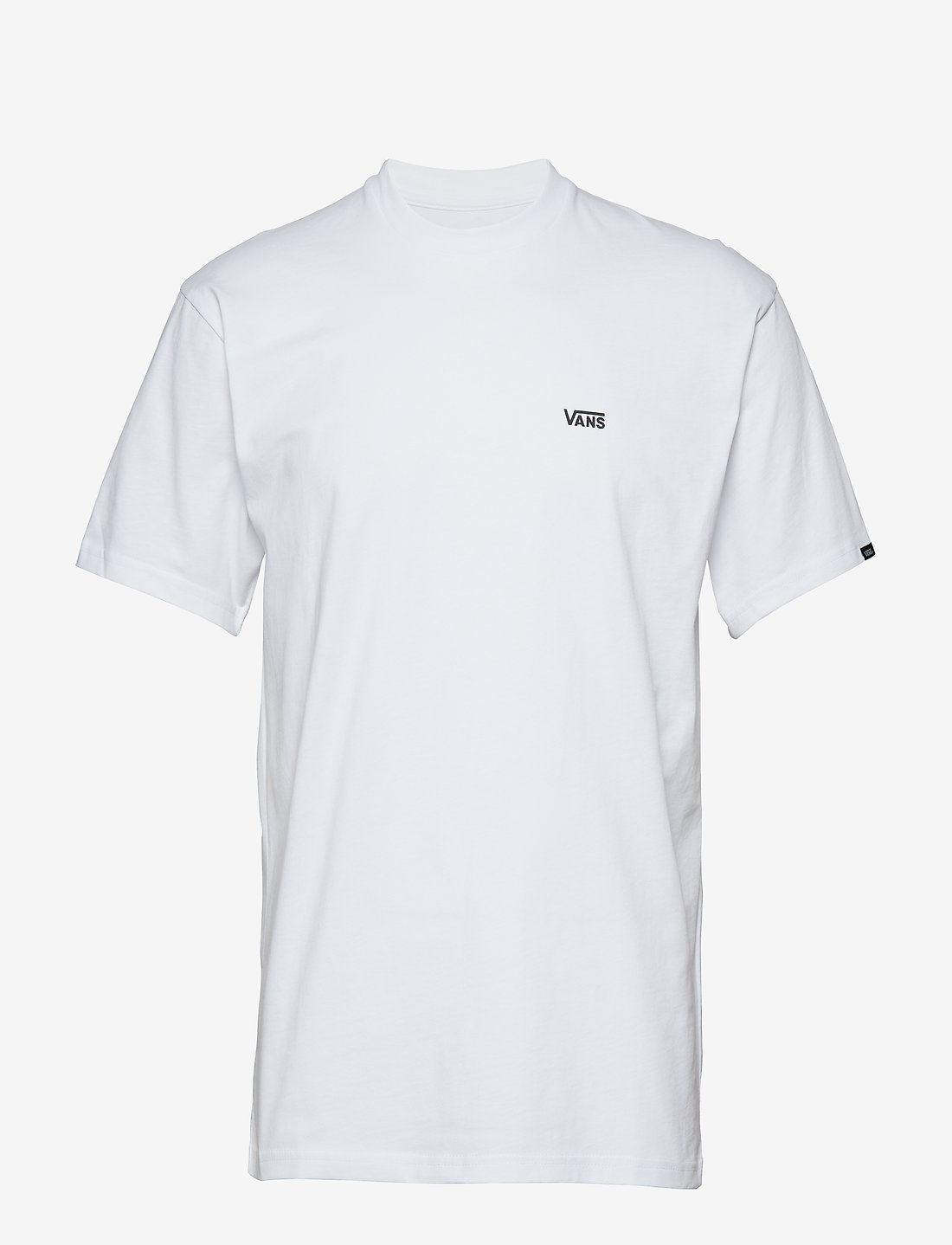 VANS - LEFT CHEST LOGO TEE - oberteile & t-shirts - white/black - 0