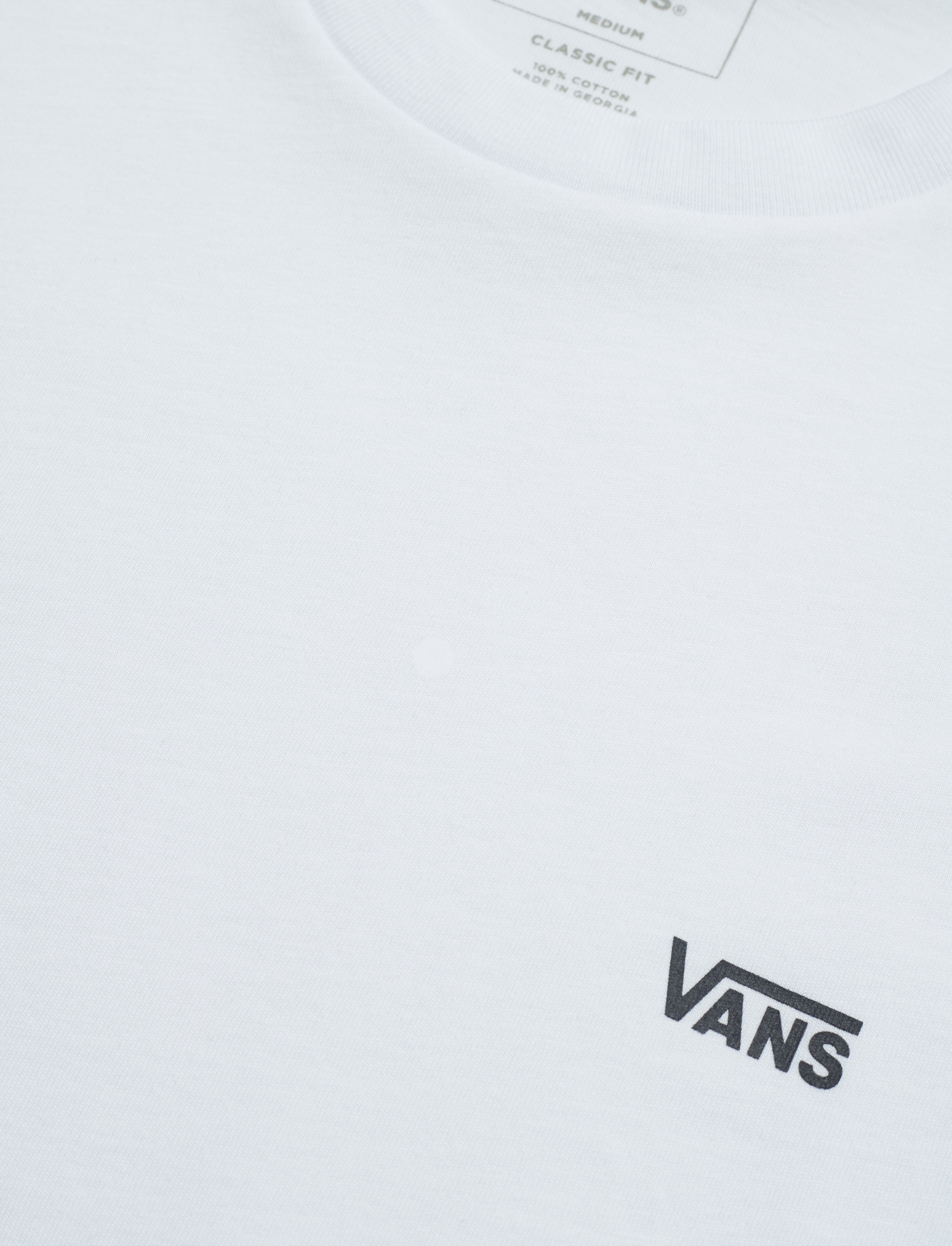 VANS - LEFT CHEST LOGO TEE - t-shirts - white/black - 2