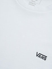 VANS - LEFT CHEST LOGO TEE - mažiausios kainos - white/black - 2