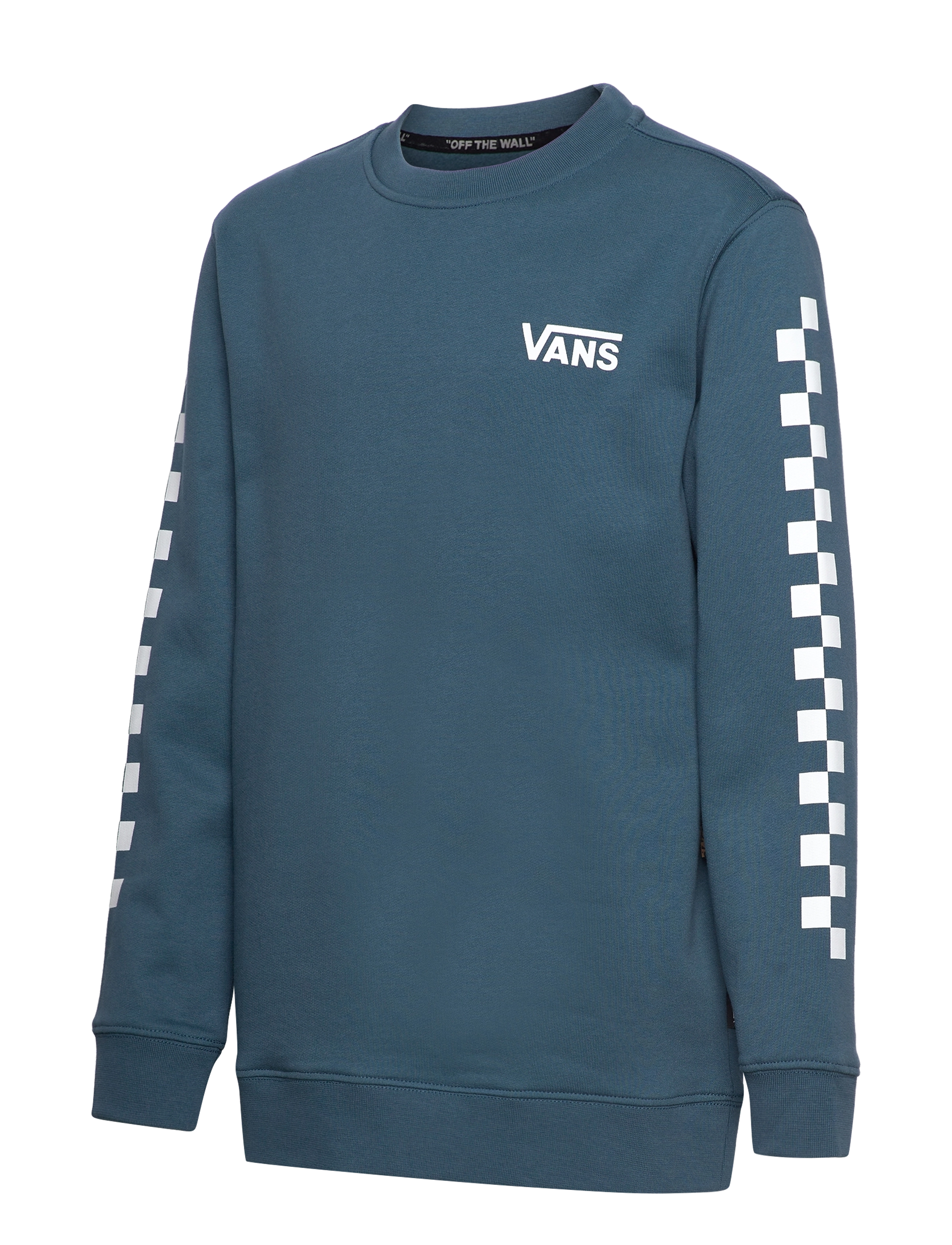 VANS - BY EXPOSITION CHECK CREW BOYS - vans teal - 2