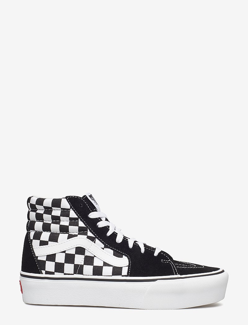VANS - UA SK8-Hi Platform 2.0 - høje sneakers - checkerboard/true white - 1
