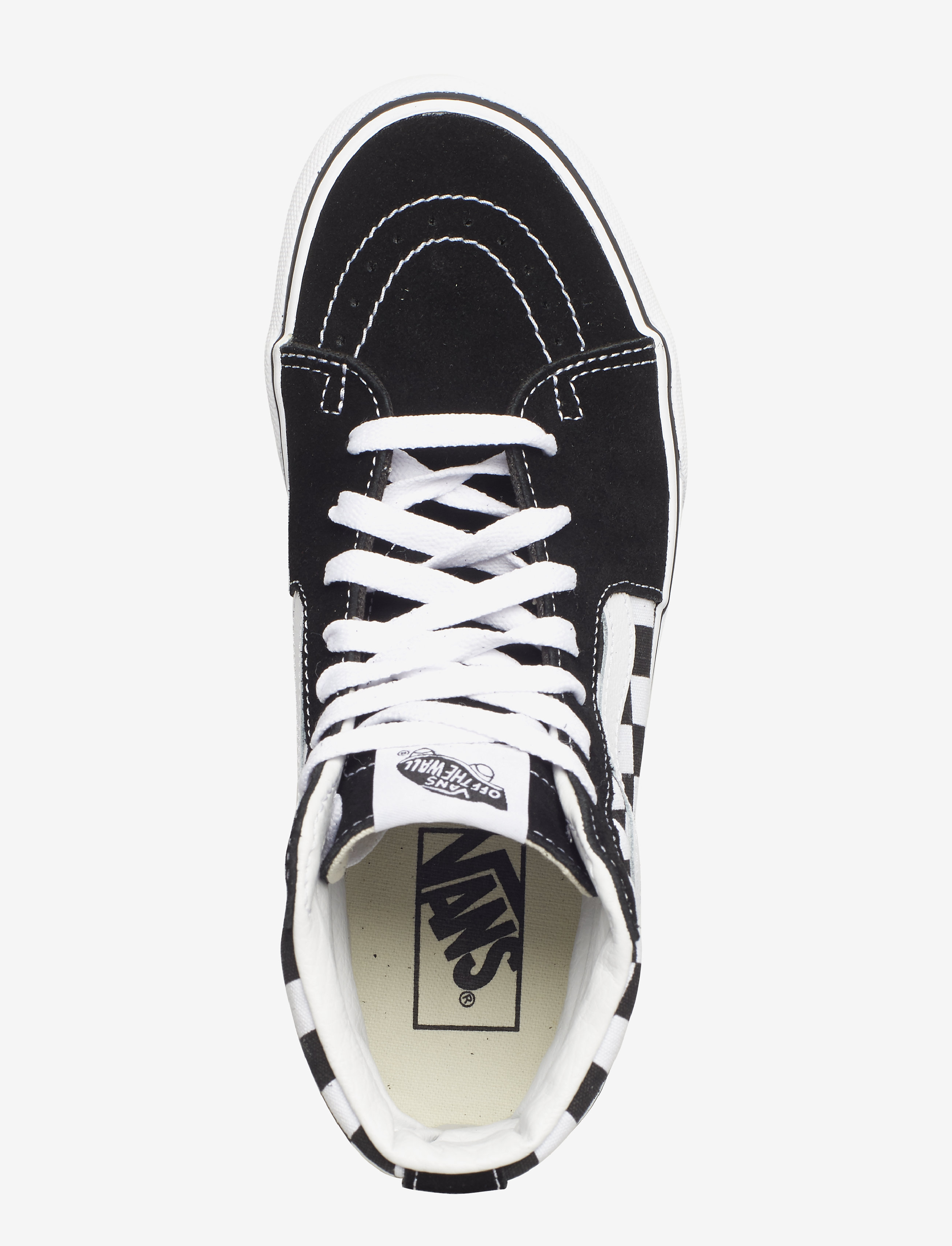 VANS - UA SK8-Hi Platform 2.0 - hohe sneaker - checkerboard/true white - 3
